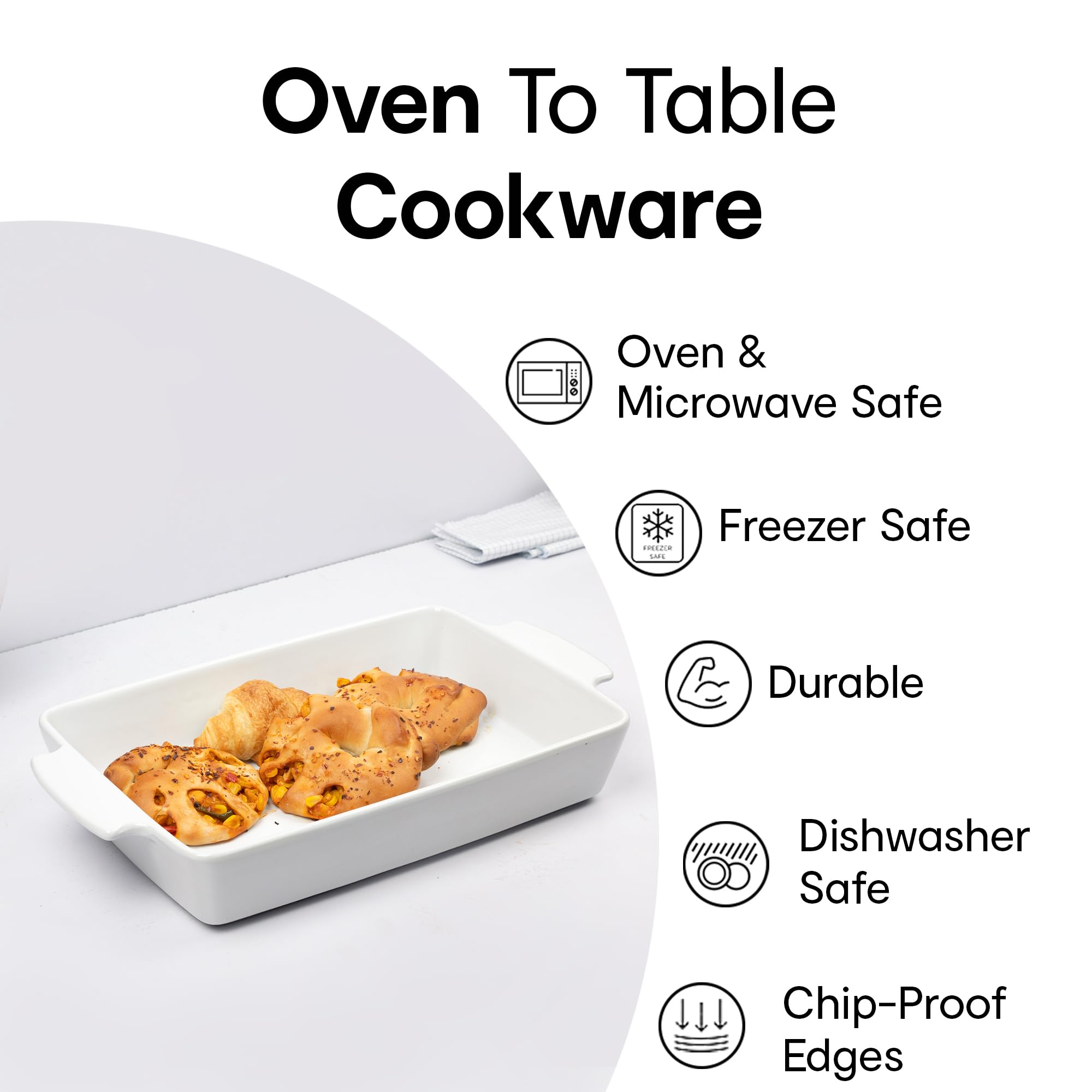 Anko oven-safe baking tray - perfect for meal prep