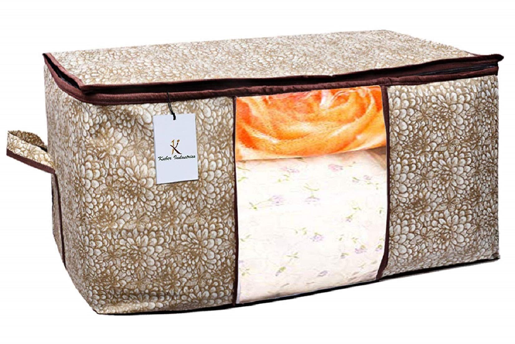 Metallic Non-Woven Underbed Storage Bag 65x45x31 CM Pack of