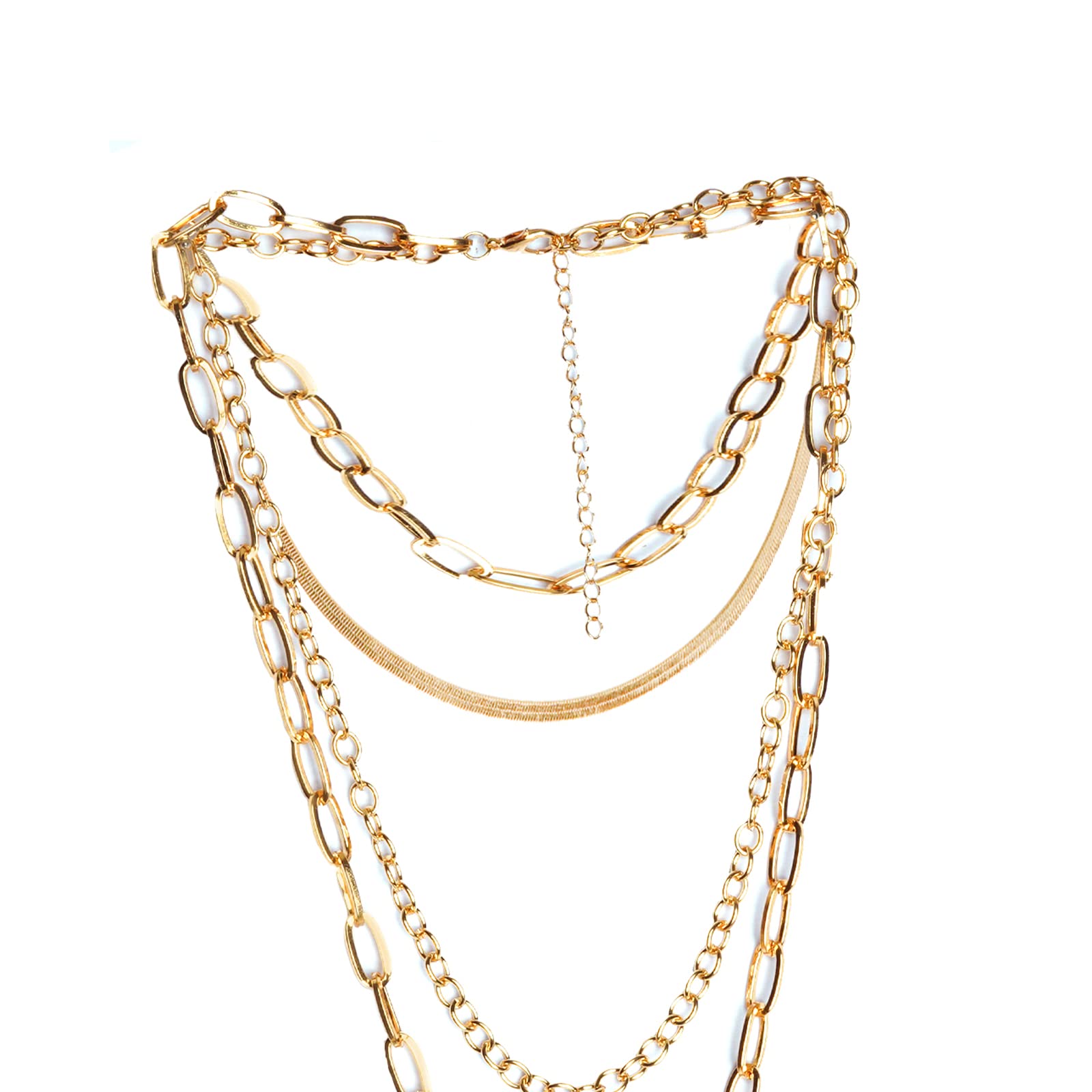 Joker & Witch Luna Multi Layered Link Chain Necklace – GlobalBees Shop