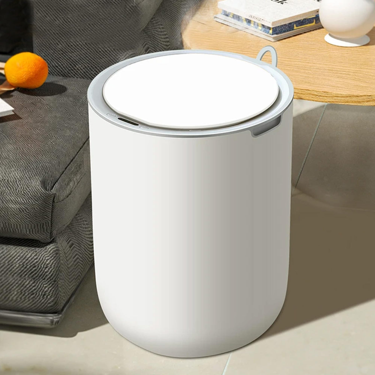 UMAI Automatic Motion Sensor Plastic Dustbin | 8L | Dustbin With Lid | Small Dustbin | Dustbin For Kitchen | Dustbin For Bathroom | Dustbin For Bedroom | Dustbin For Home & Office | White