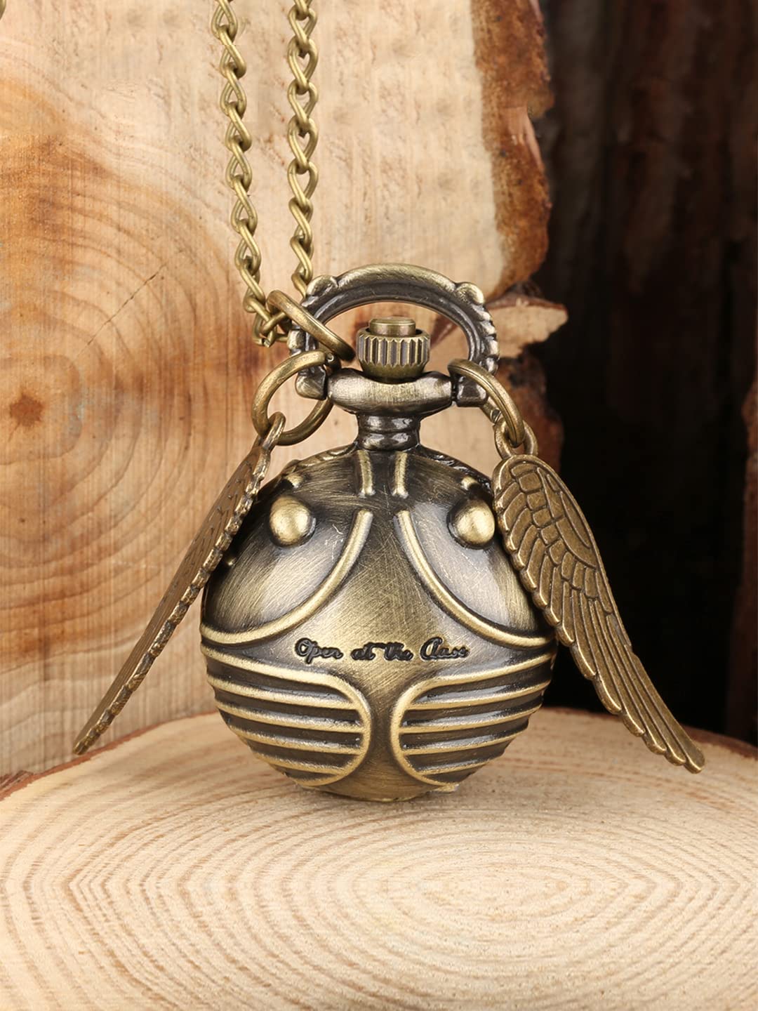 Yellow Chimes Oxidised Gold Pendant - stylish jewelry for theme parties