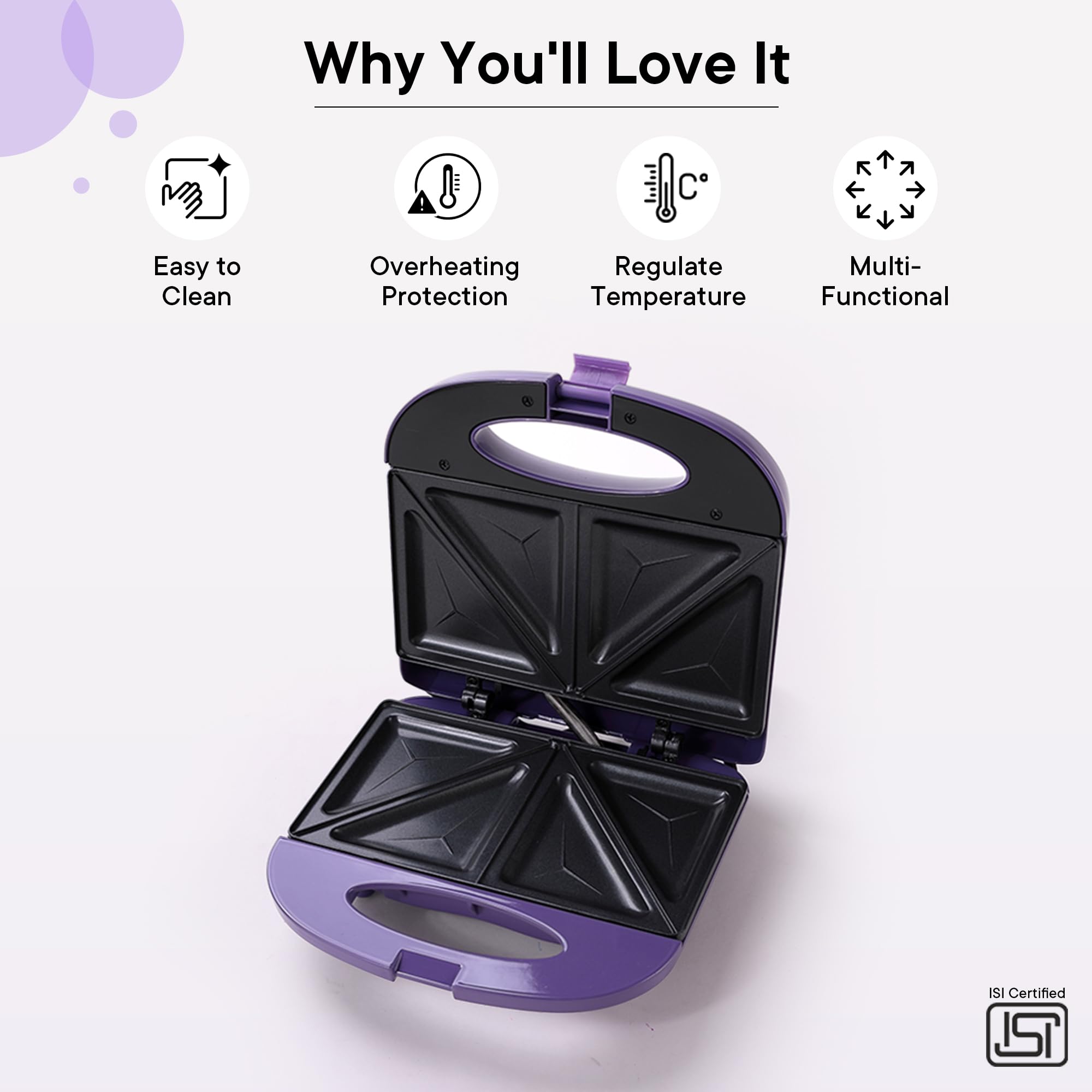 FUMATO Presswich Sandwich Maker - Compact kitchen solution
