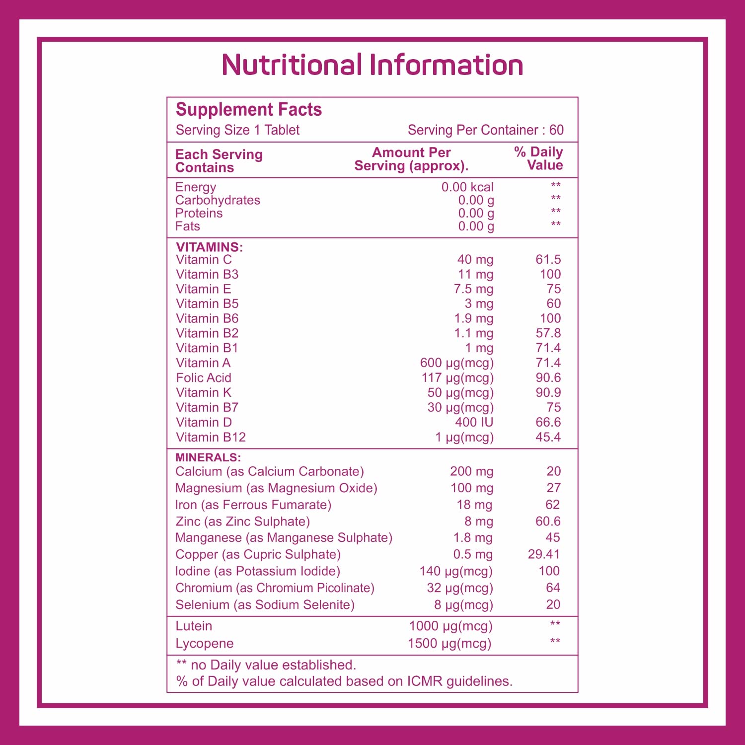 Cenvitan multivitamin tablets - daily nutrition for women