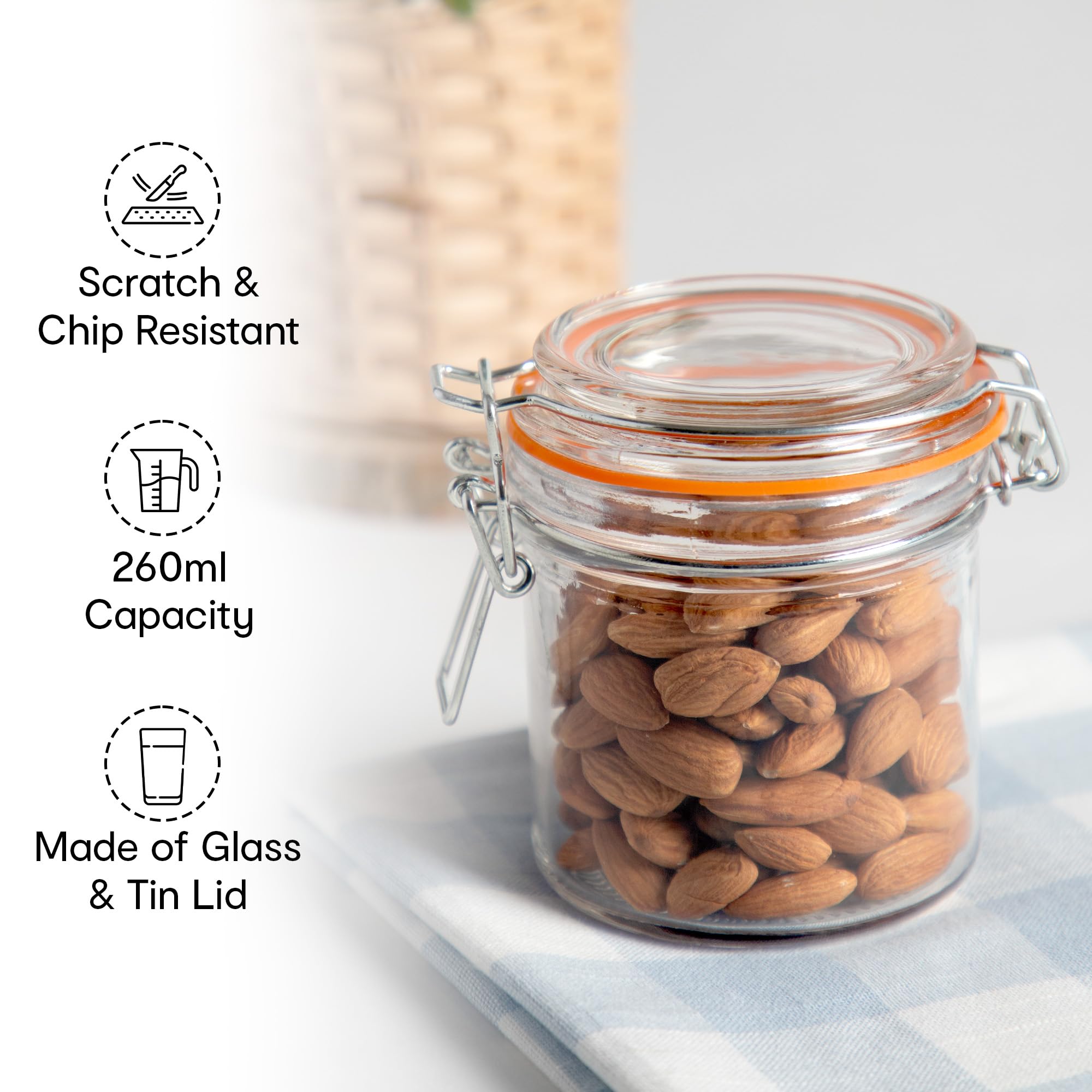 Anko elegant storage jars - pantry organization