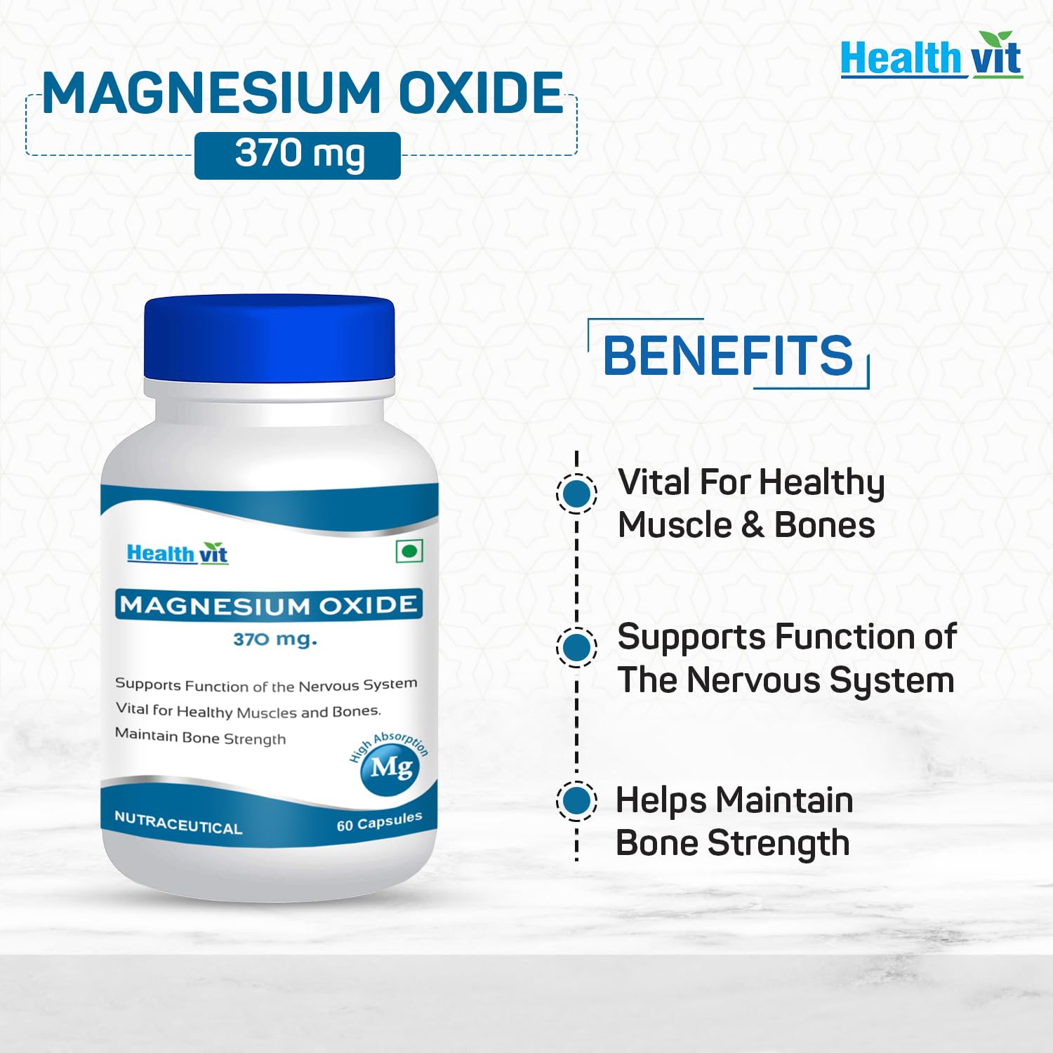 Healthvit magnesium supplement - promoting better sleep