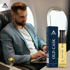 Man-Up Old Cask Perfume For Men | Eau De Perfume | Premium Long Lasting Fresh, Refreshing & Energising Fragrance Perfume | Celebrating Every Special Occasion - 8ml