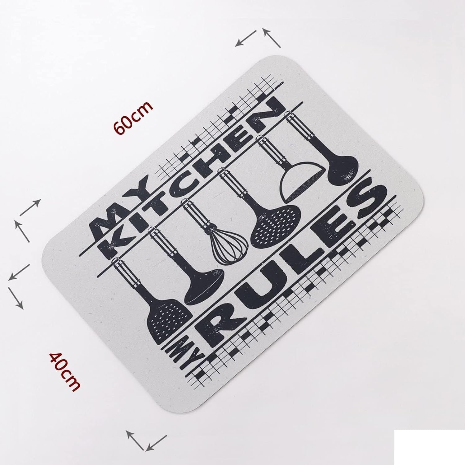 Kuber Industries PVC Kitchen Floor Mat - Anti-skid safety feature