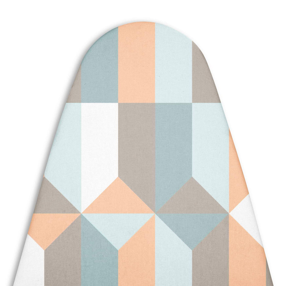 Encasa Homes Ironing Board Cover with 4mm Extra Thick Felt Pad for Steam Press - Blocks - (Fits Standard Wide Boards of 125 x 46 cm) Elastic Fitting, Heat Reflective, Protective
