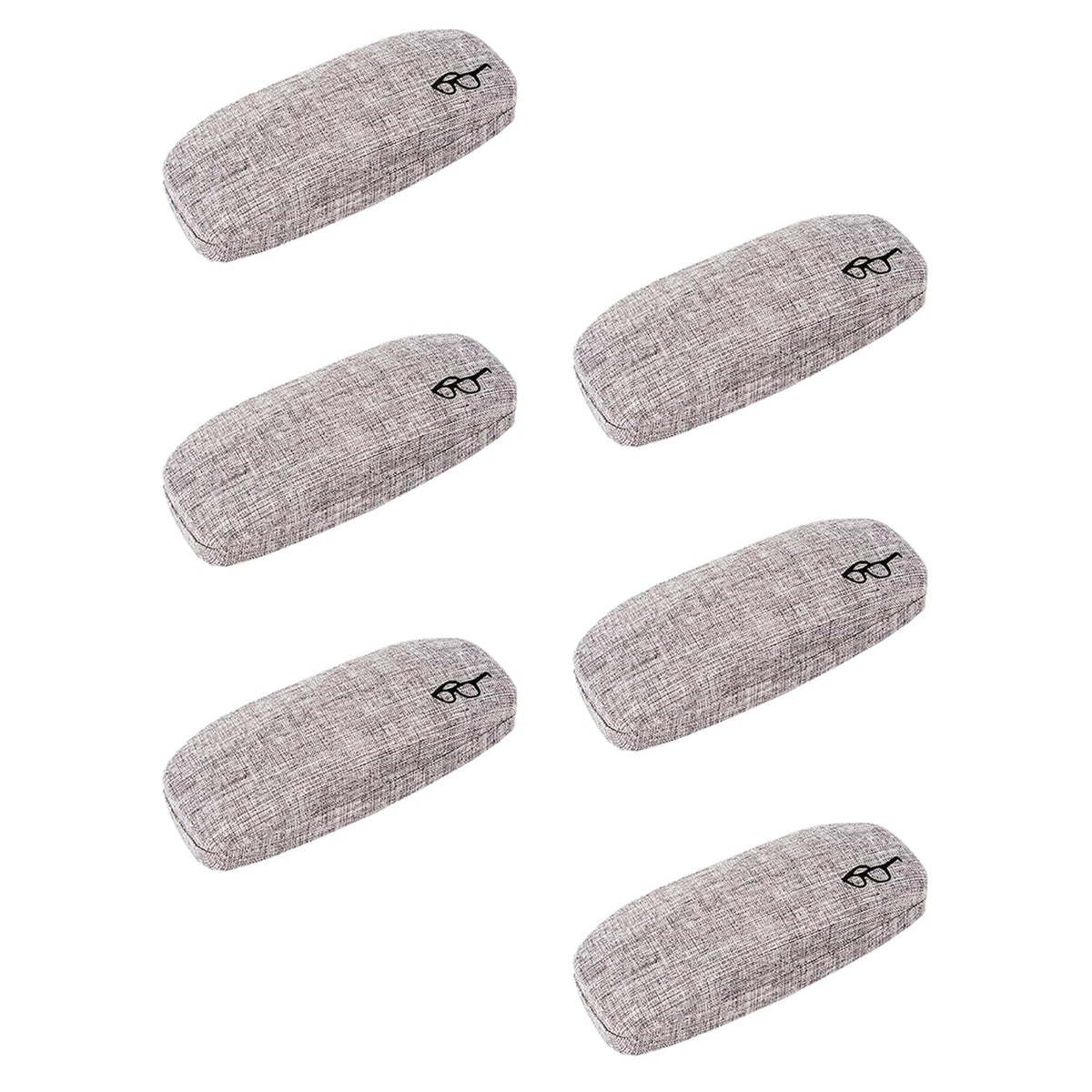 Kuber Industries Sunglass Case|Goggles Organizer Box For Men, Women|Durable Shades Organizer (Grey) (Pack Of 6)