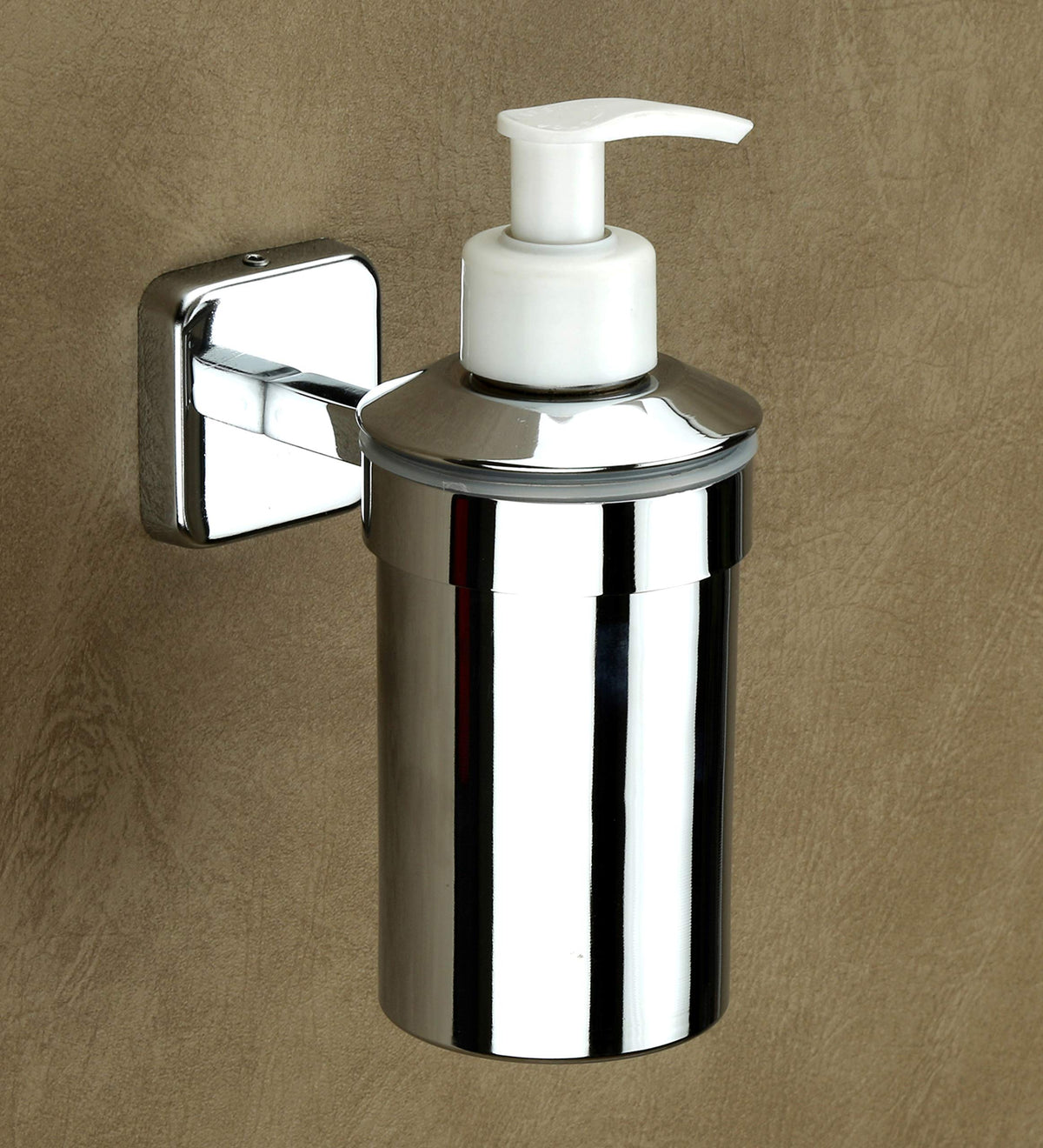 Plantex Aqua Stainless Steel Liquid Soap Dispenser/Shampoo Dispenser/Hand Wash Dispenser/Bathroom Accessories (Chrome) - Pack of 1