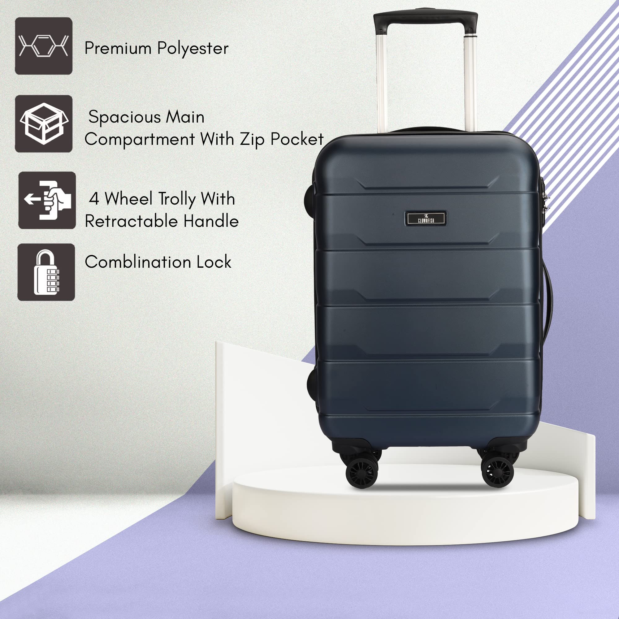 4 wheel case luggage online