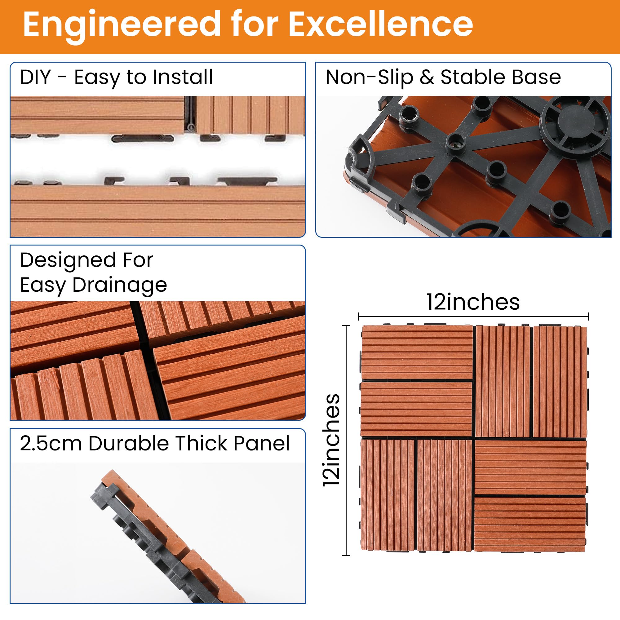 Interlocking Table Tiles Cheston Interlocking Tiles for Floor I Interlocking Wooden Tiles for G ...