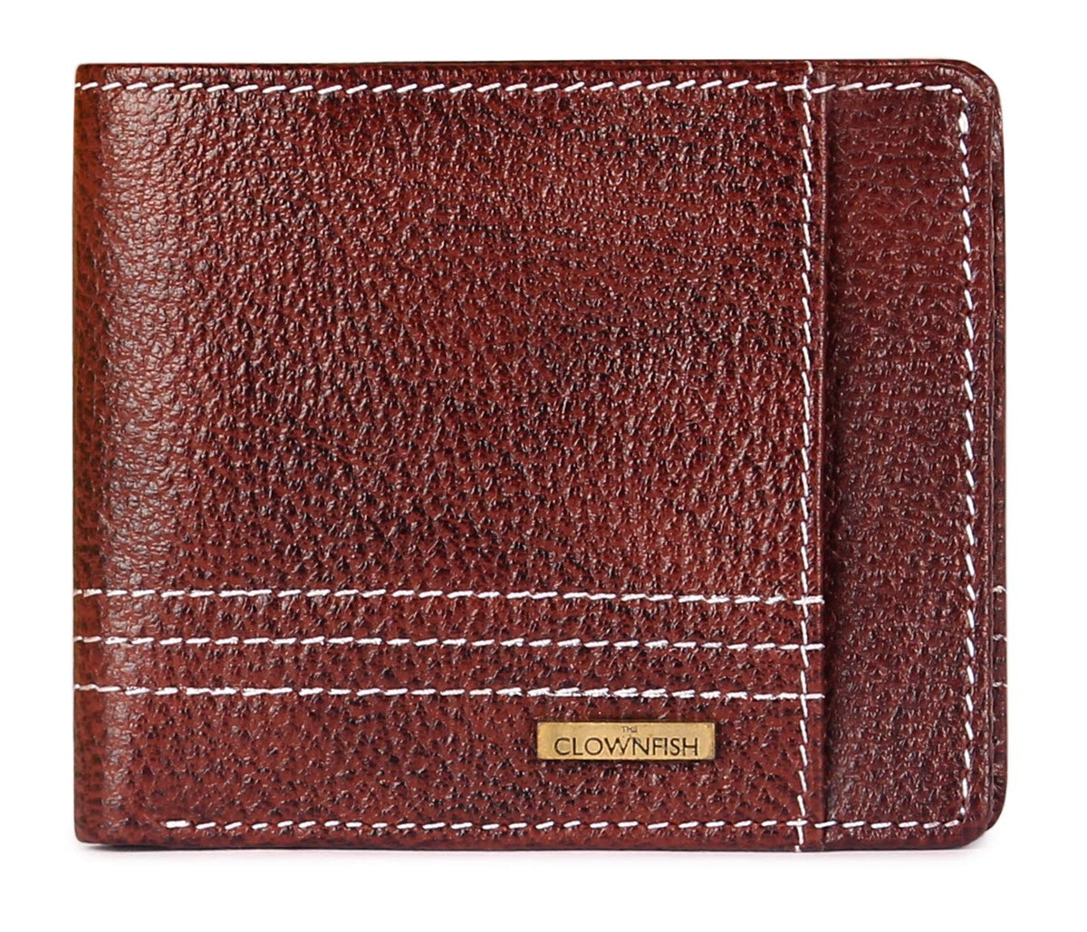 THE CLOWNFISH Tawny Brown Men's Wallet (TCFWGL-GTBR11)