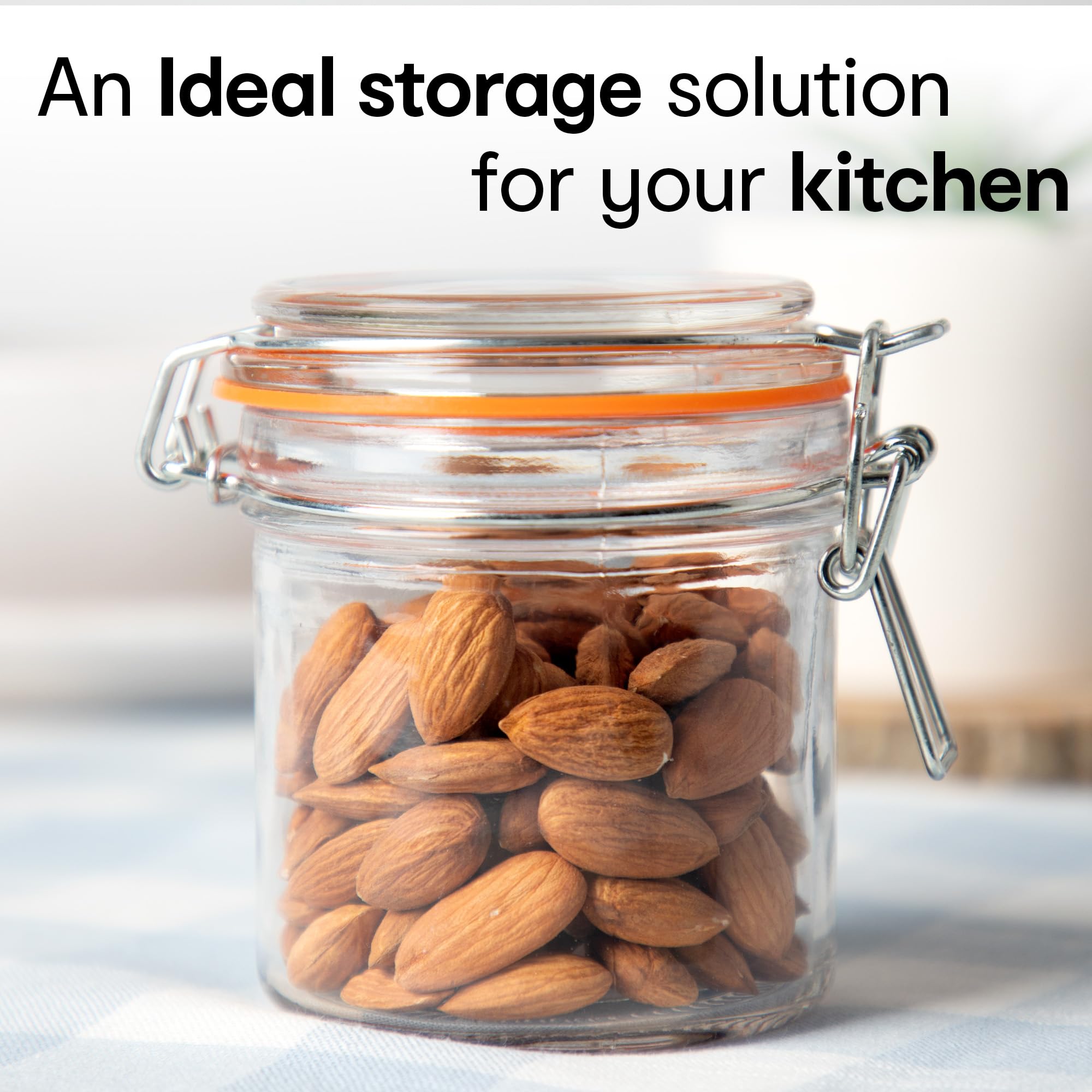 Anko airtight glass jar - keeps food fresh