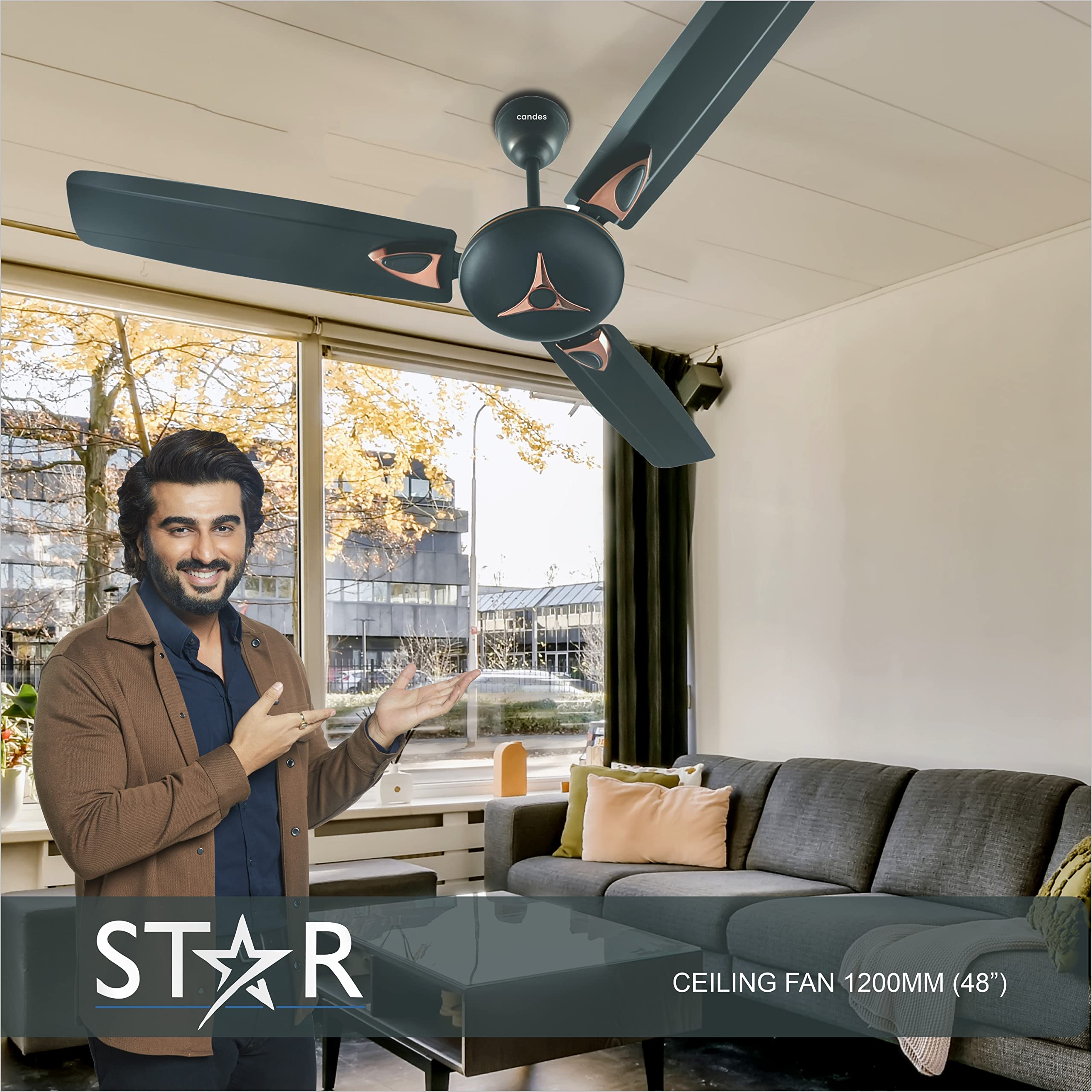 Candes Star Ceiling Fans - Energy efficient home decor