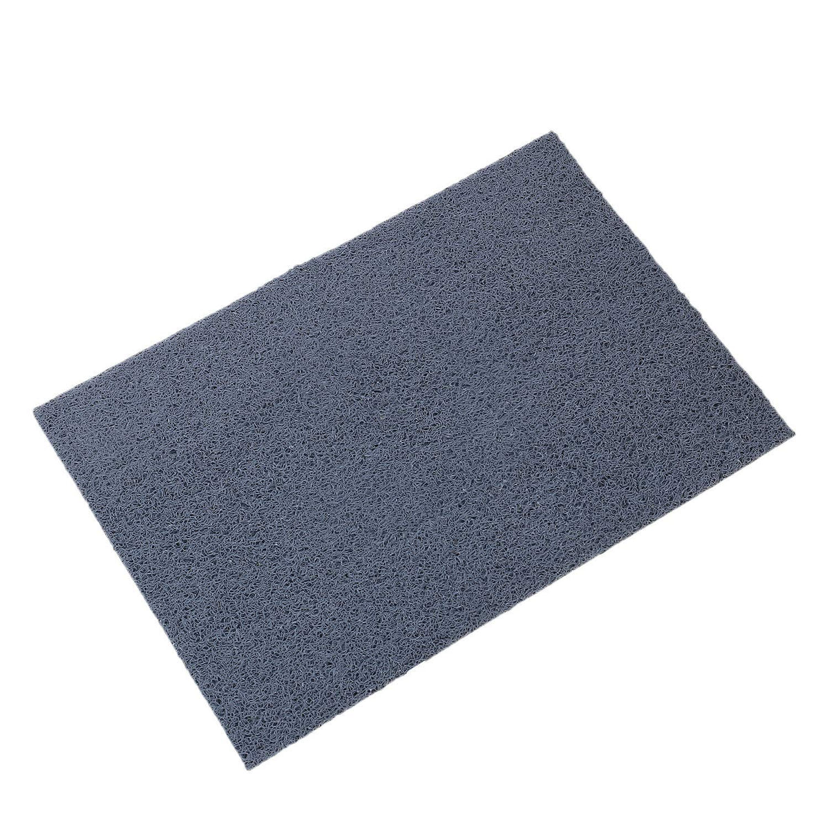 Heart Home Rubber Anti Slip 1 Piece Large Size Floor/Door Mat 2x4 Feet (Grey) - CTHH6835, Standard (CTHH06835)