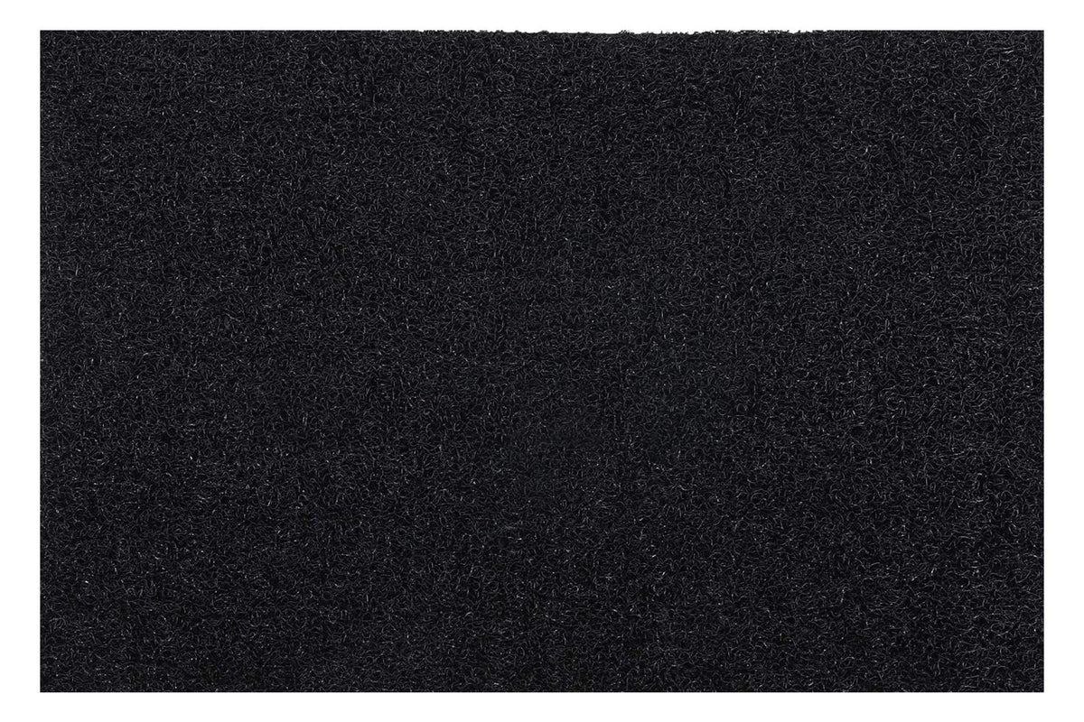 Kuber Industries - CTKTC039974 - Polyvinyl Chloride Rubber Anti Slip Large Size Floor/Door Mat (Black, 2x4 Feet)