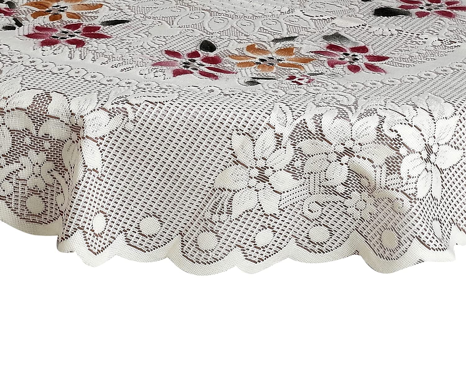 Kuber Industries floral table cloth - Thanksgiving dinner