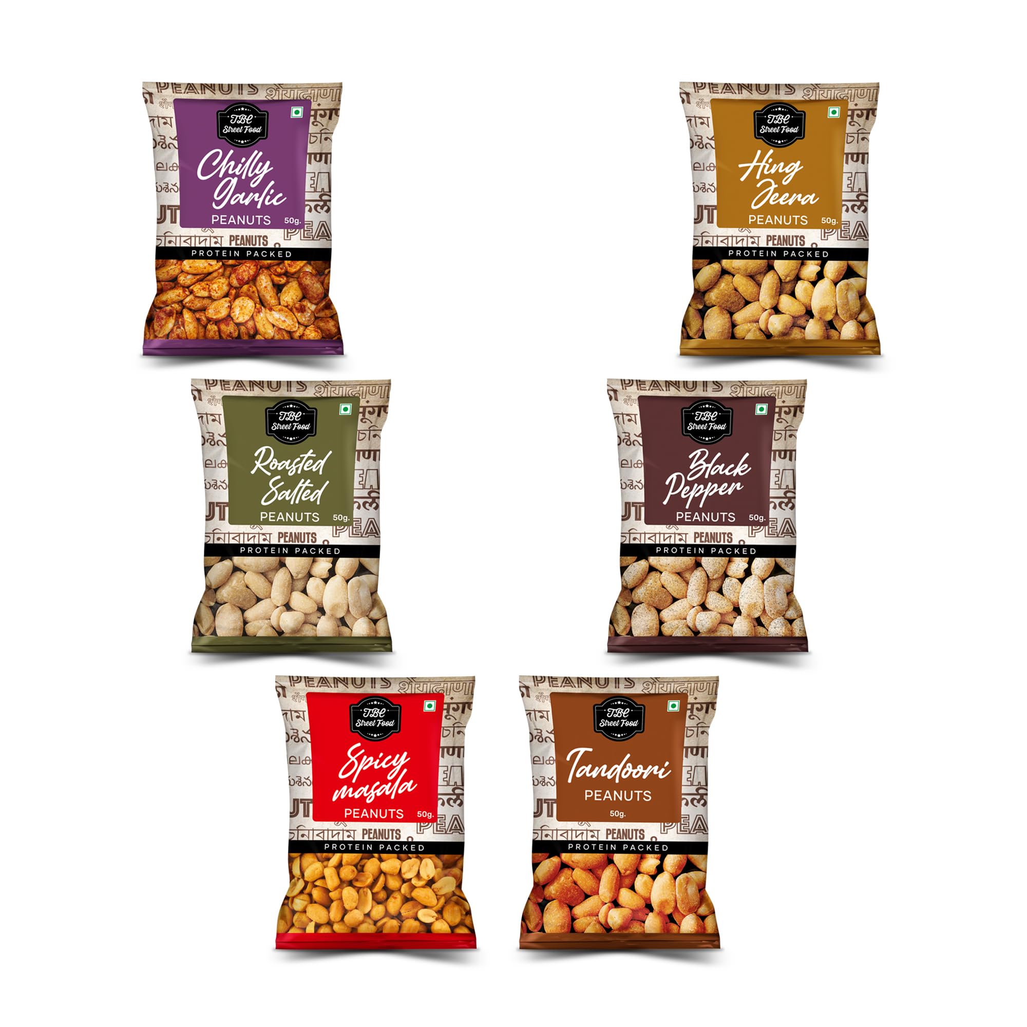 The Butternut Co. spicy masala flavored peanuts - delicious lunch accompaniment