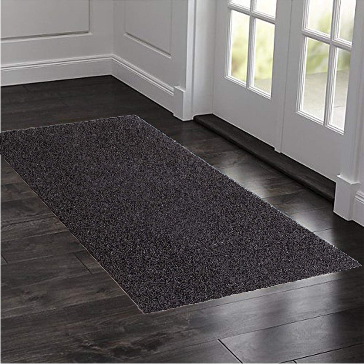 Heart Home Rubber 1 Piece Extra Large Size Door Mat 24x48'' (Brown) CTHH951, Standard (CTHH0951)