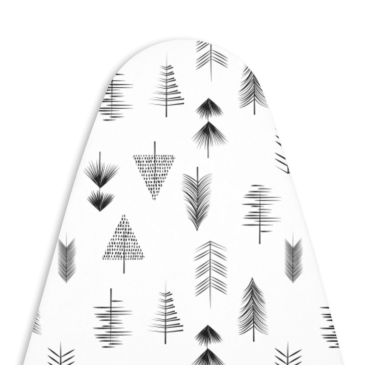 Encasa Homes Ironing Board Cover with 3mm Thick Felt Pad for Steam Press (Fits Standard Medium Boards of 112x34 cm) Heat Reflective, Scorch & Stain Resistant, Printed - Black Arrow