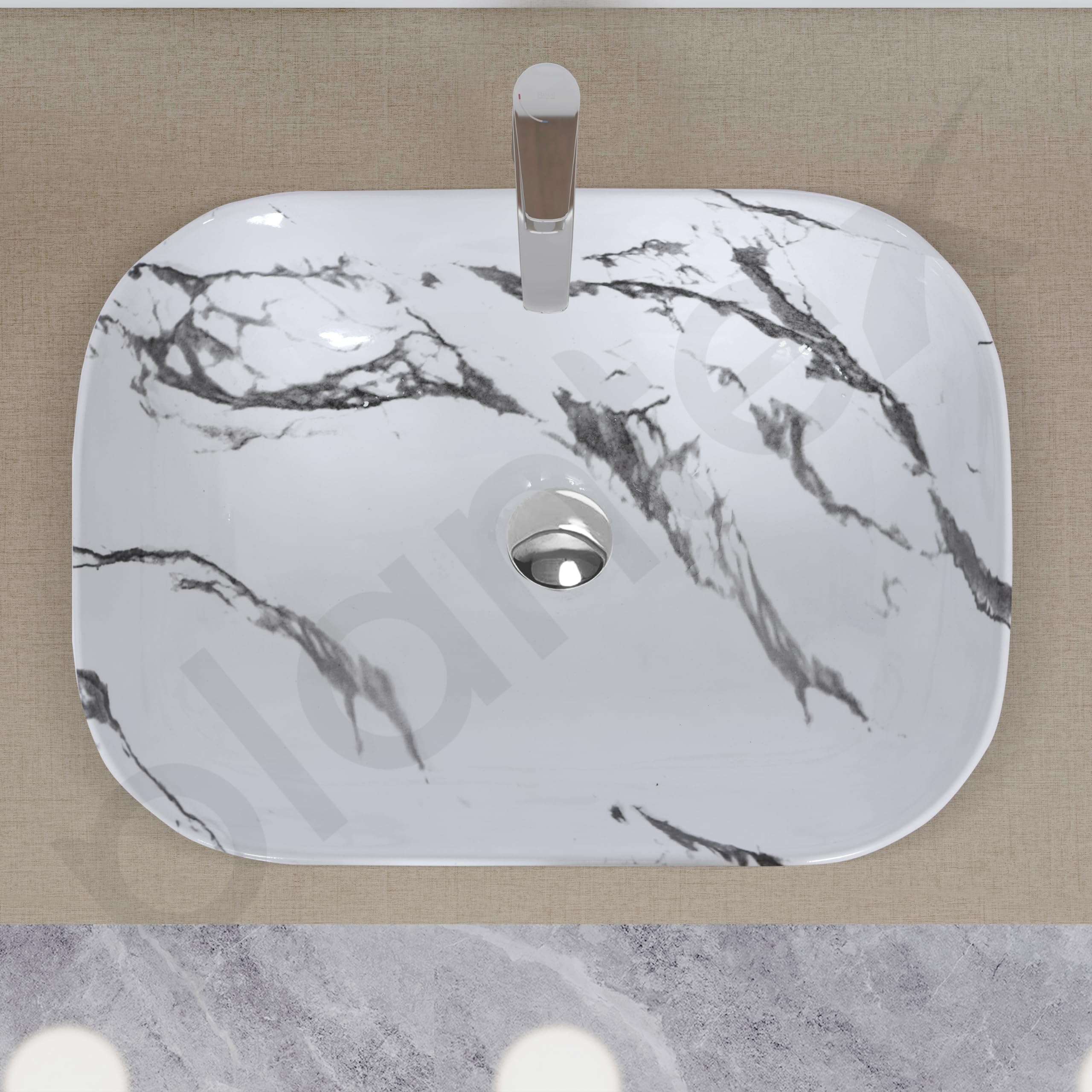 Plantex Ceramic Wash Basin - Elegant countertop option