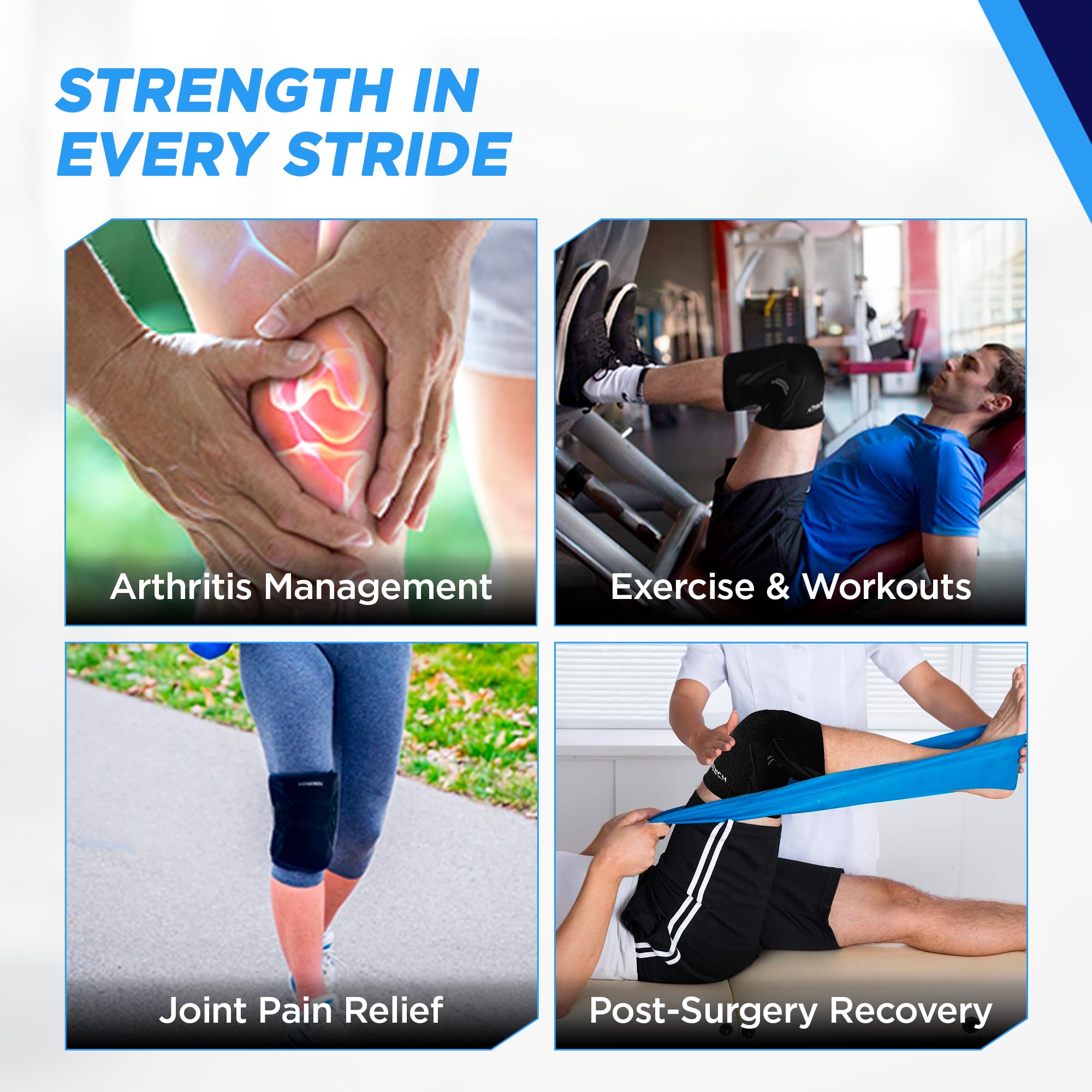 REACH Knee Support For Men Gym Knee Support For Women Knee