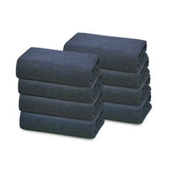 Anko 100% Cotton Madison 360 GSM | Ocean Blue Face Towel Set of 8 | 30 x 30 cm | Travel, Gym, Spa, Salon Towel