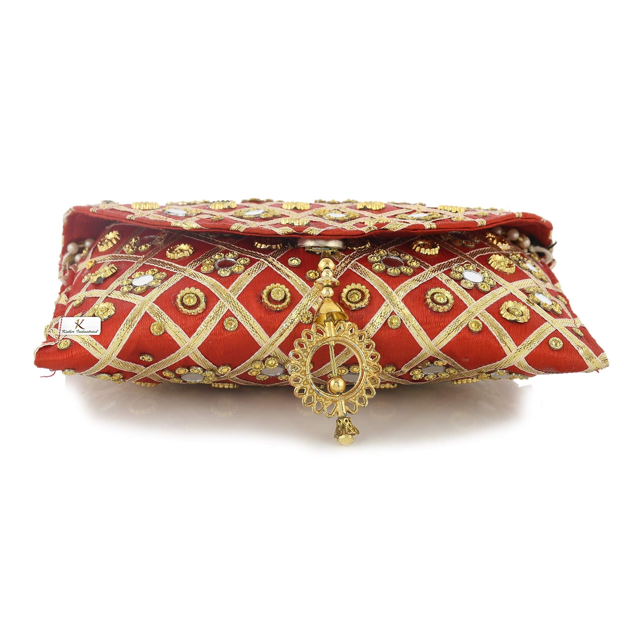 Kuber Industries Silk Envelope Bag - Casual Outing