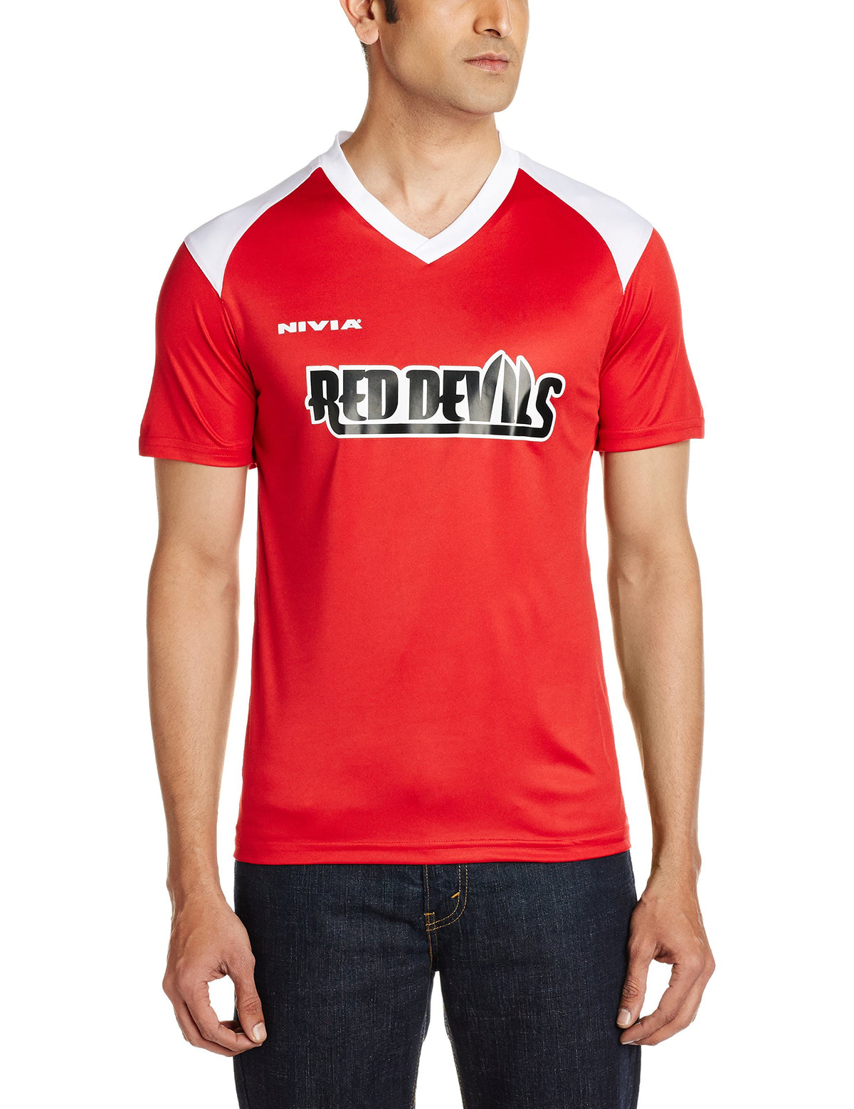 Nivia Red Devils Club T-Shirt - Everyday casual style