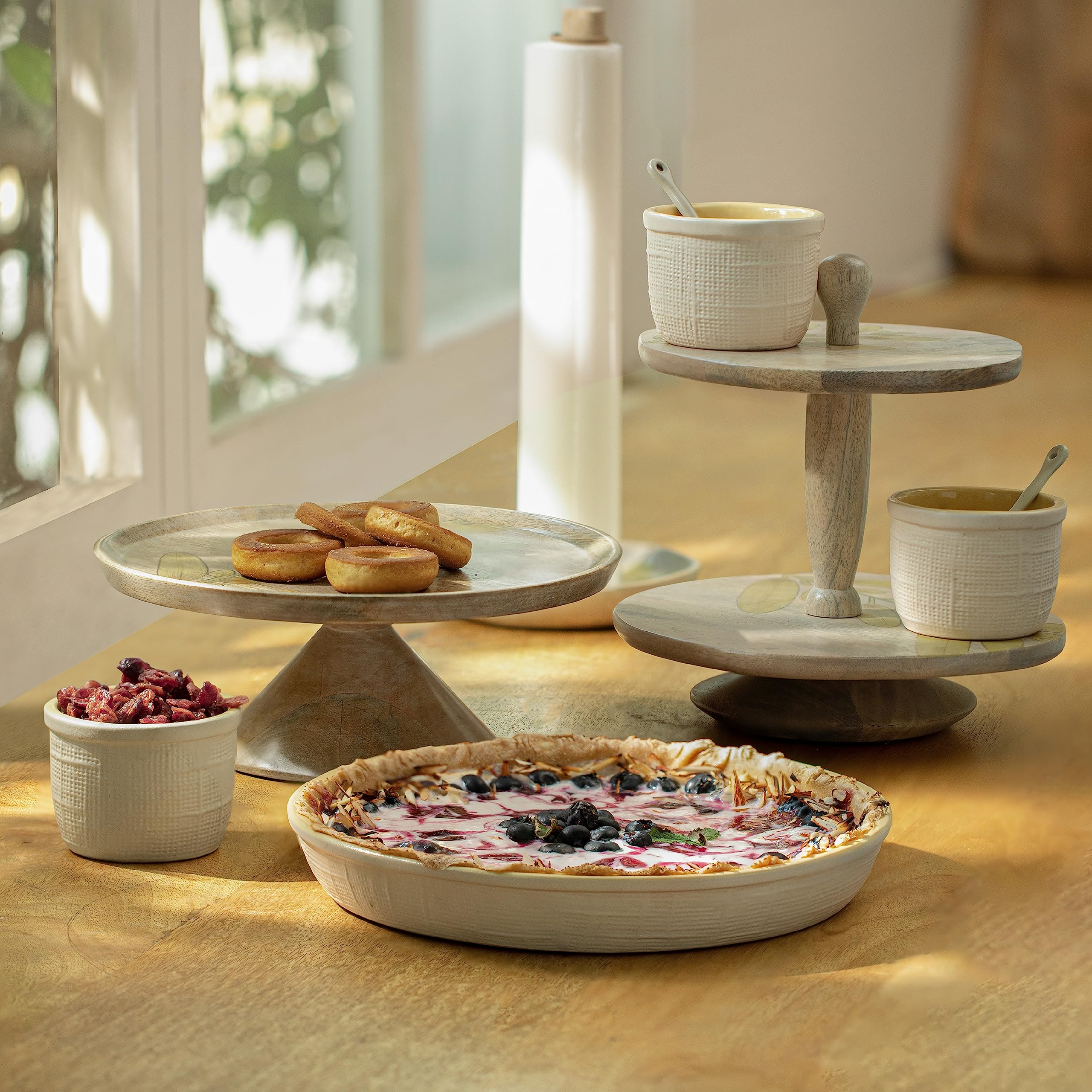 Ellementry ceramic baking dish - microwave safe utility