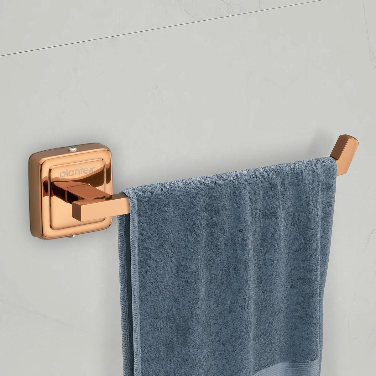 Plantex 304 Grade Stainless Steel Hand Towel Hanger for wash Basin/Napkin Holder for Bathroom & Kitchen/Hand Towel Holder/Bathroom Accessories - Pack of 2 Decan (Rose Gold)