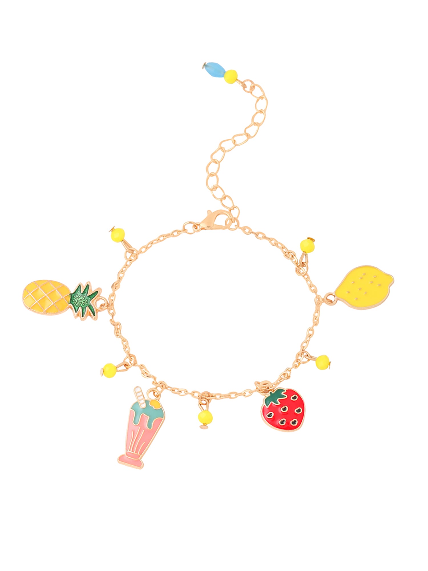 Yellow Chimes Adjustable Bracelet - Trendy Fashion for Girls