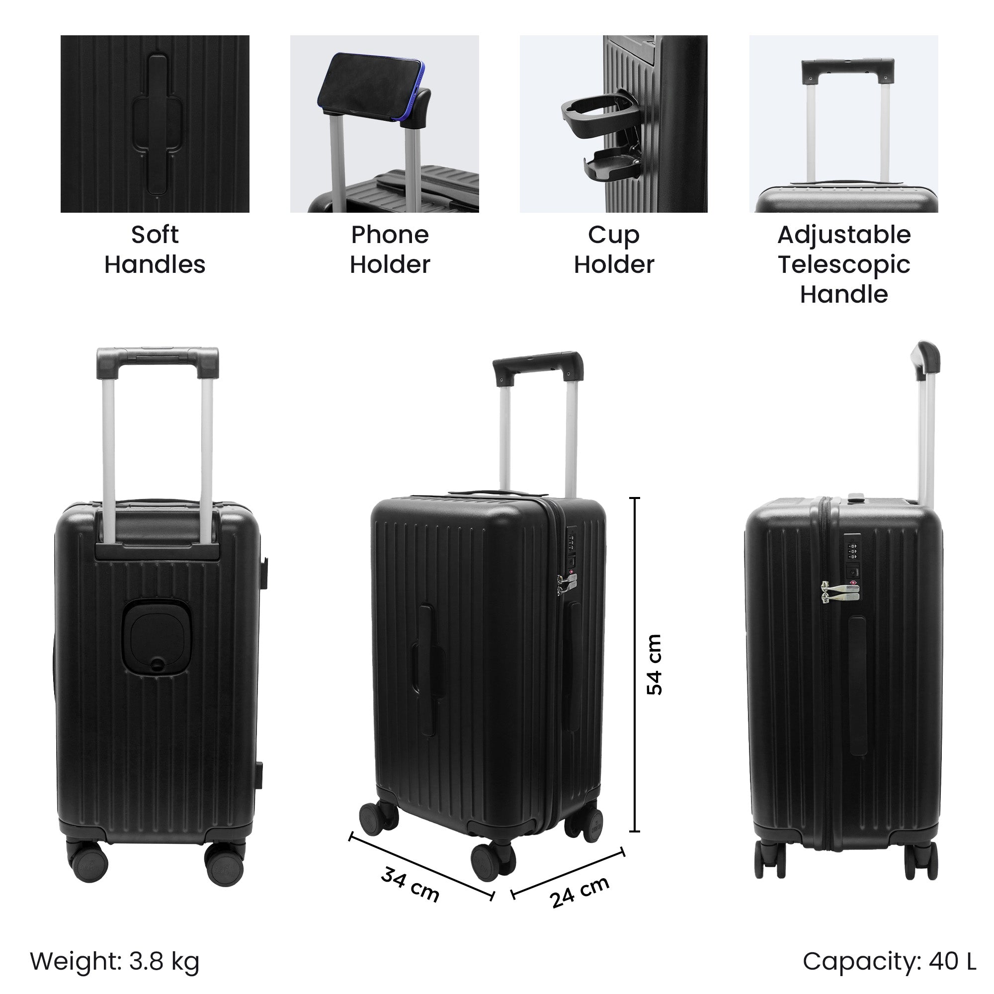 Clownfish polycarbonate luggage - Travel with style