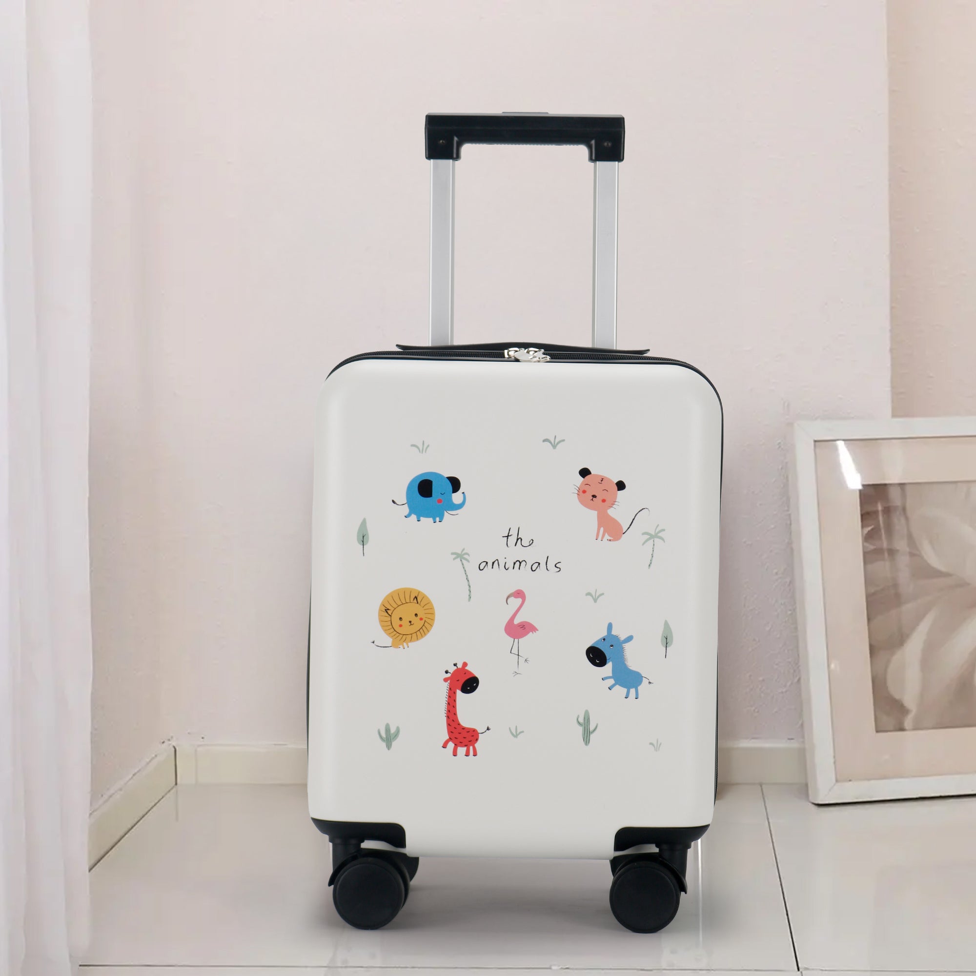 Clownfish White Trolley Bag - Stylish and Functional Travel Gear