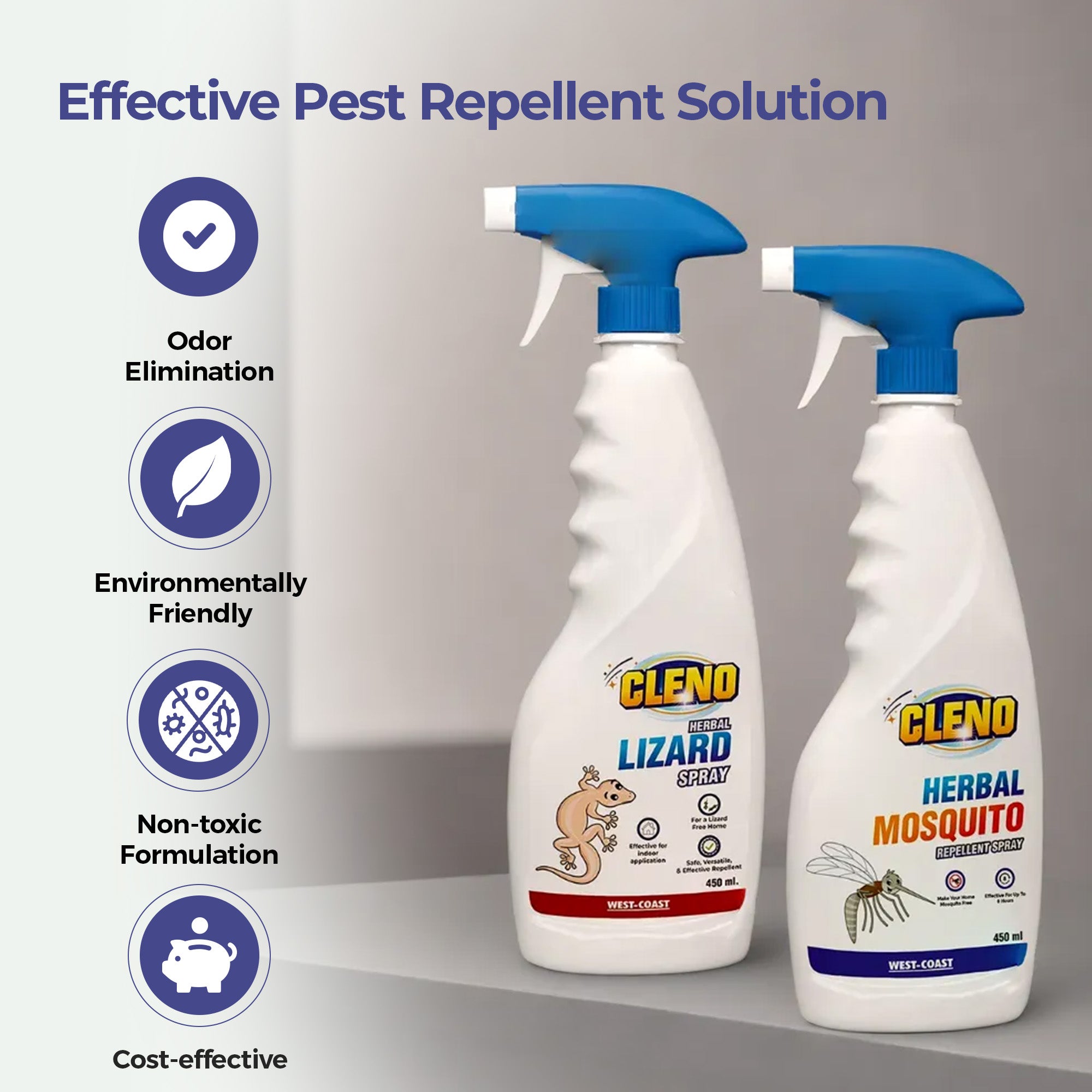 Cleno lizard repellent spray - non-toxic pest control