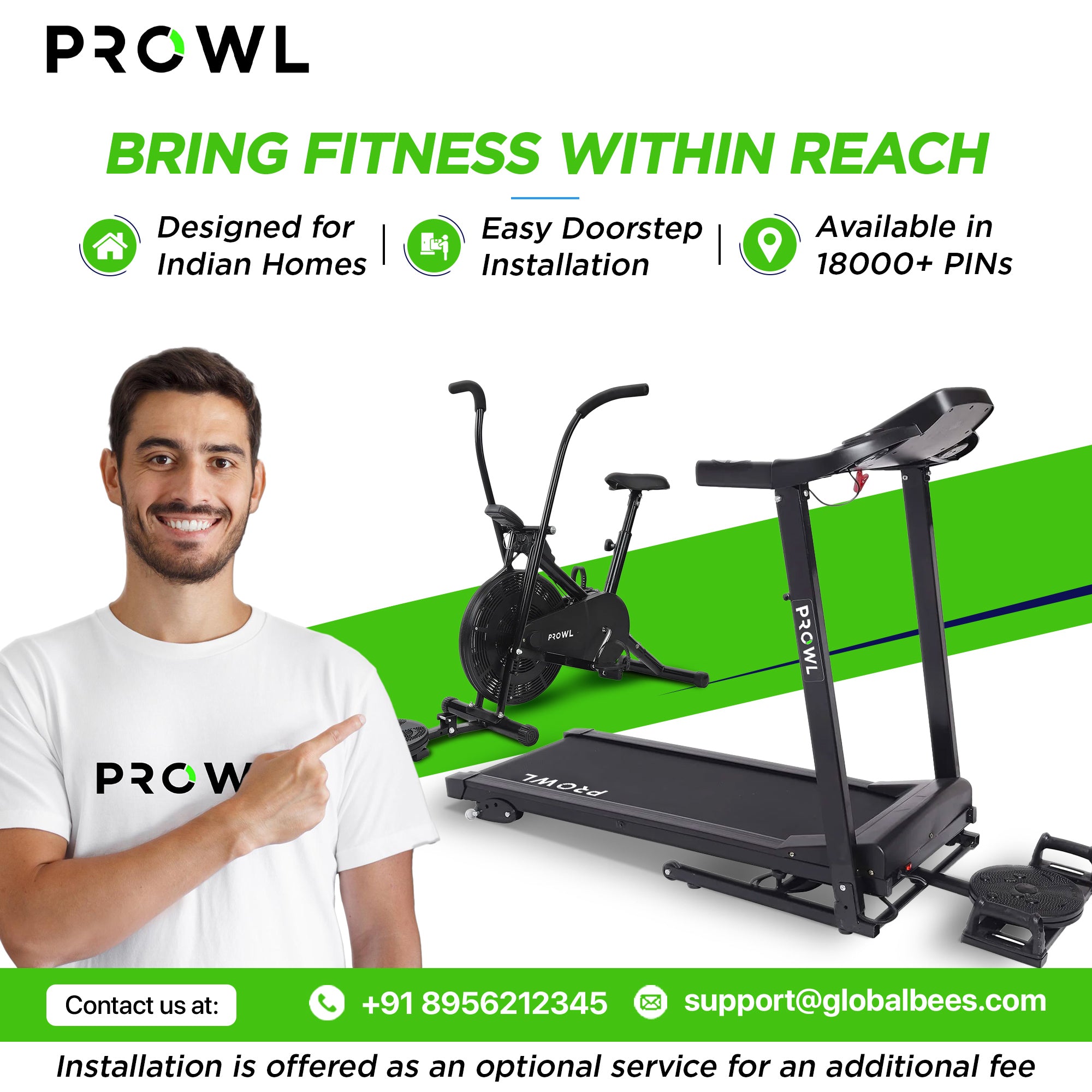 Reach PROWL GT-400 Treadmill - Home Workout