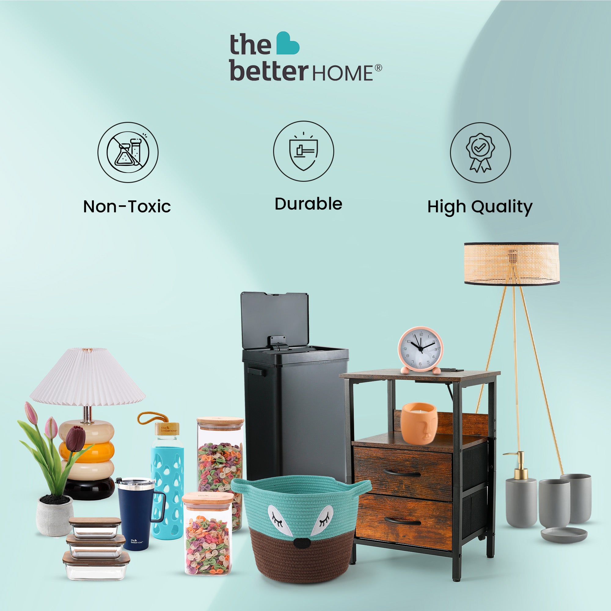 The Better Home insulated water bottle - office use