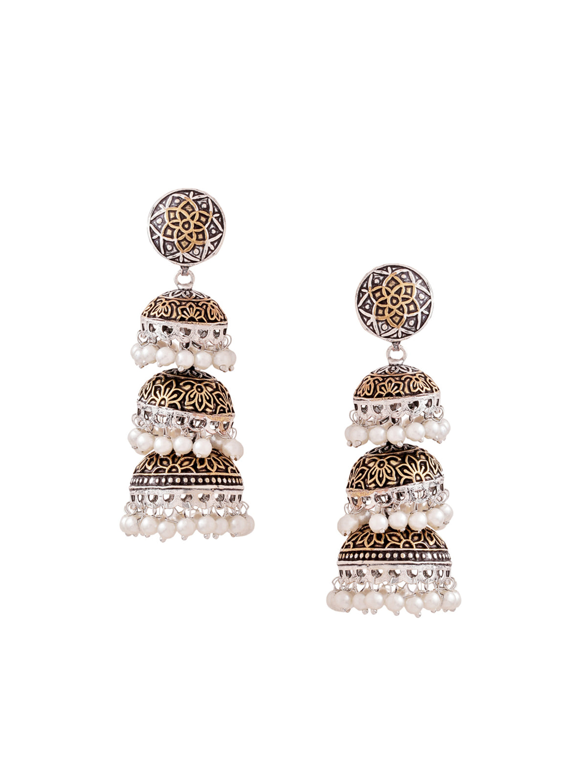 Yellow Chimes Long Jhumka Earrings - Sophisticated Festival Jewelry