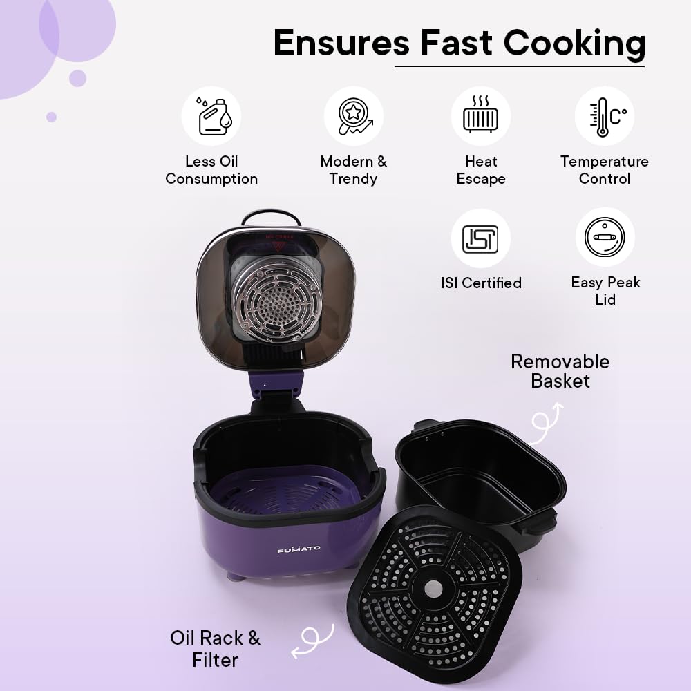 FUMATO Easy Peek Air Fryer - stylish kitchen appliance