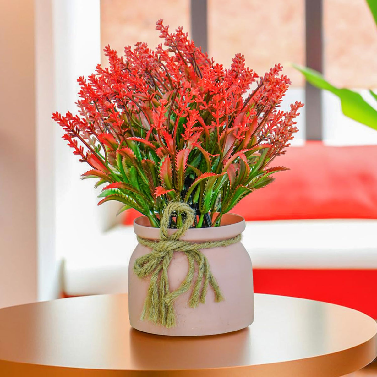 Ekhasa flower pot with flowers - Gift for special occasions