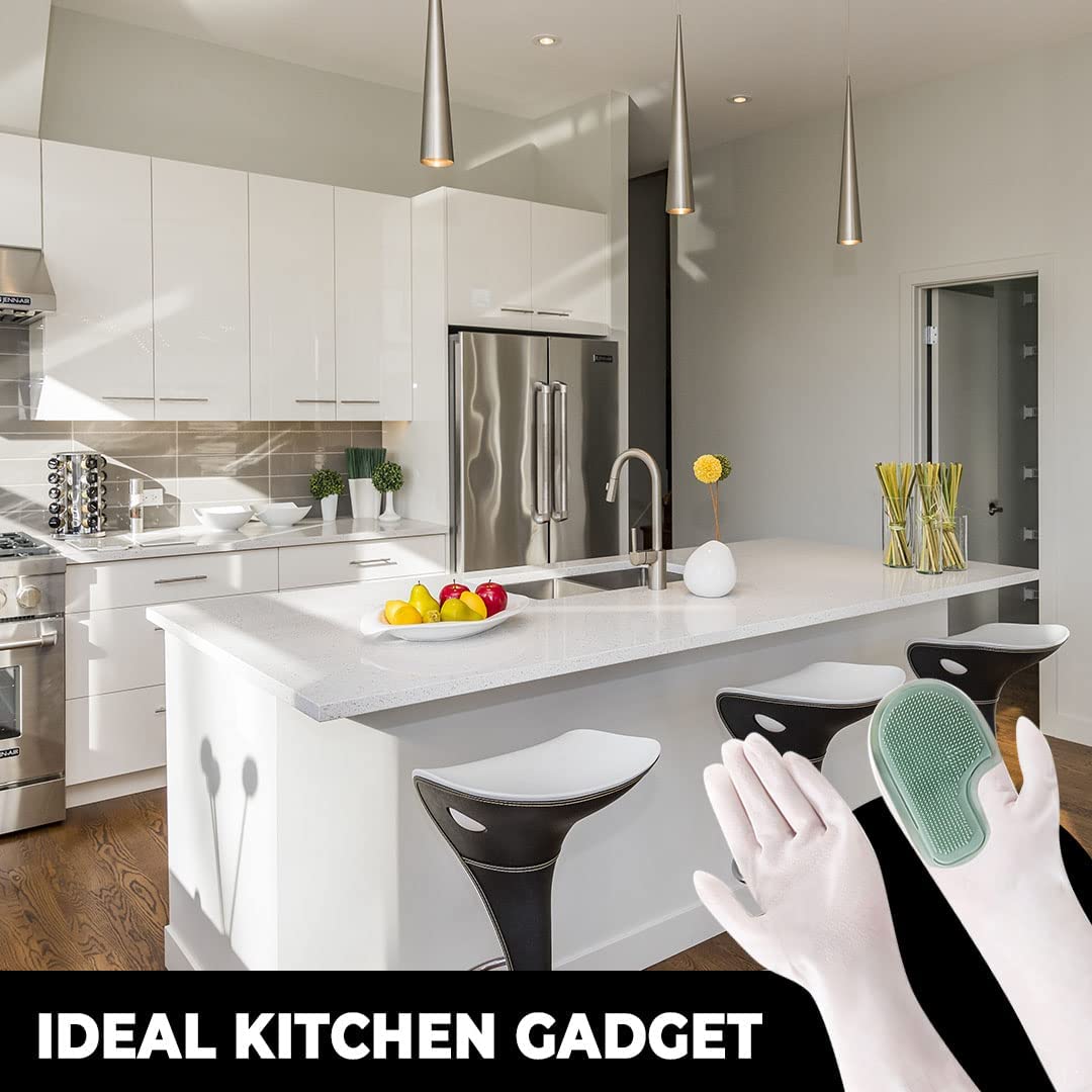 Kuber Industries silicone gloves - Kitchen cleaning aid