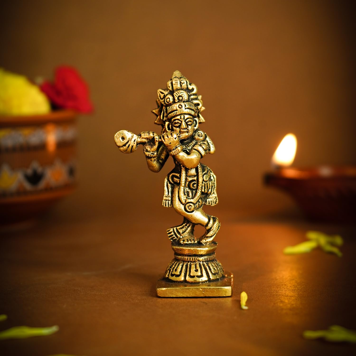 Ekhasa Krishna Figurine - Inspiring presence for celebrations