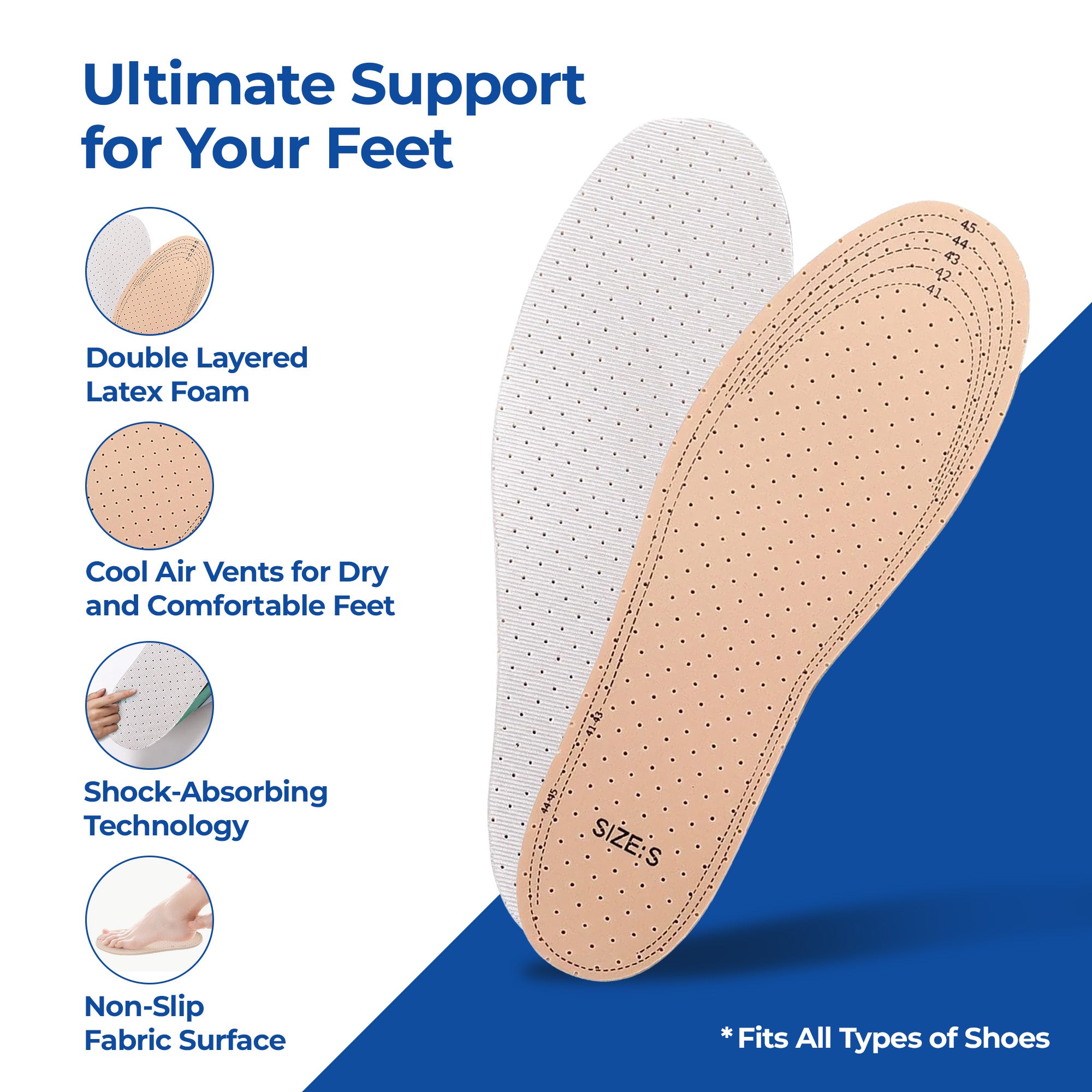 Dr Foot comfort insoles - Great for gym workouts