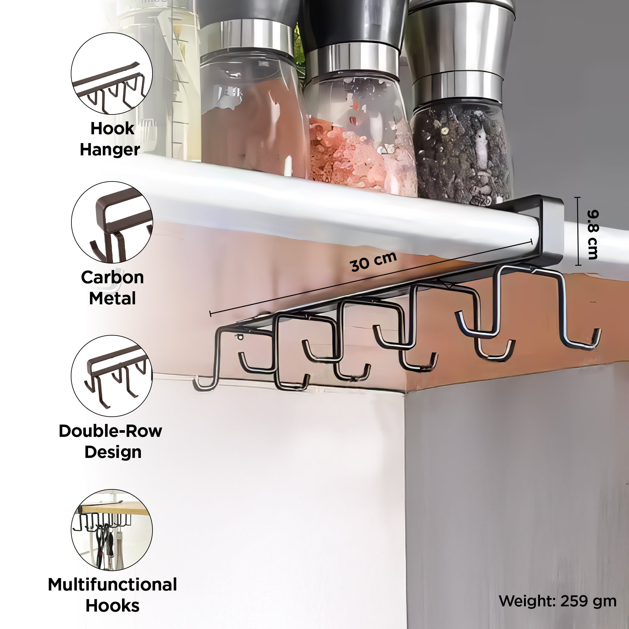 UMAI durable hook hangers - stylish home decor