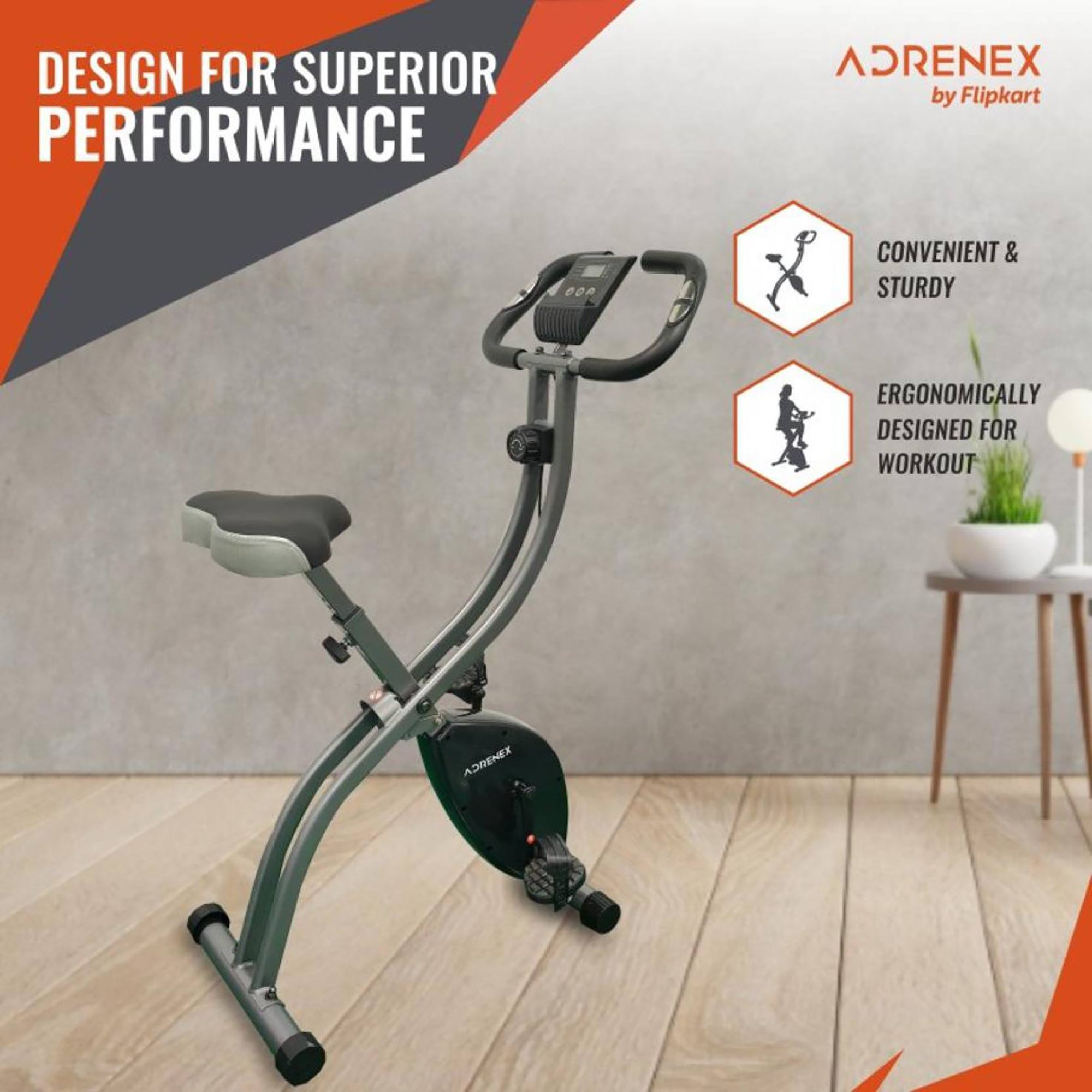 Reach foldable exercise bike - compact fitness solution