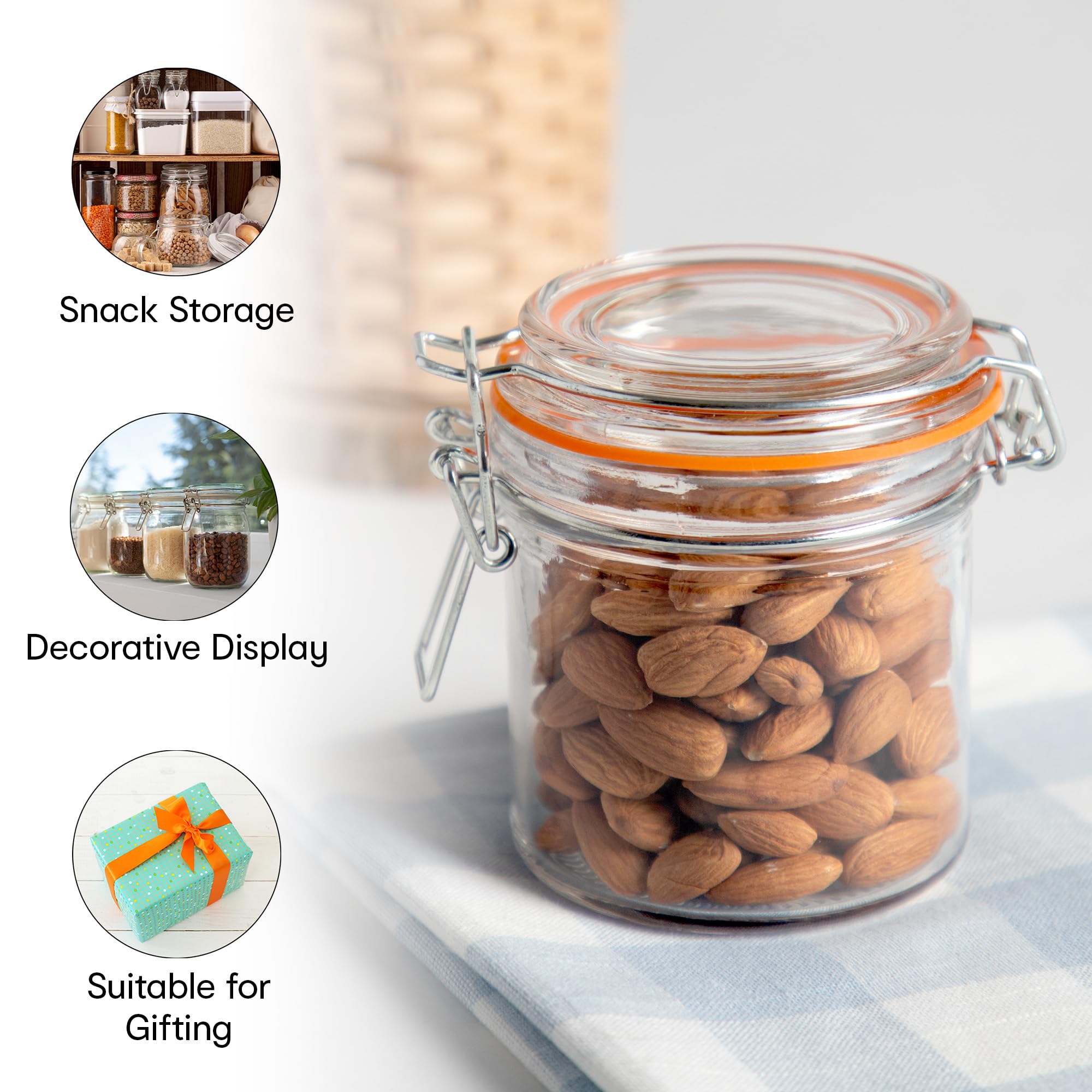 Anko clip lid jar - perfect for dry foods