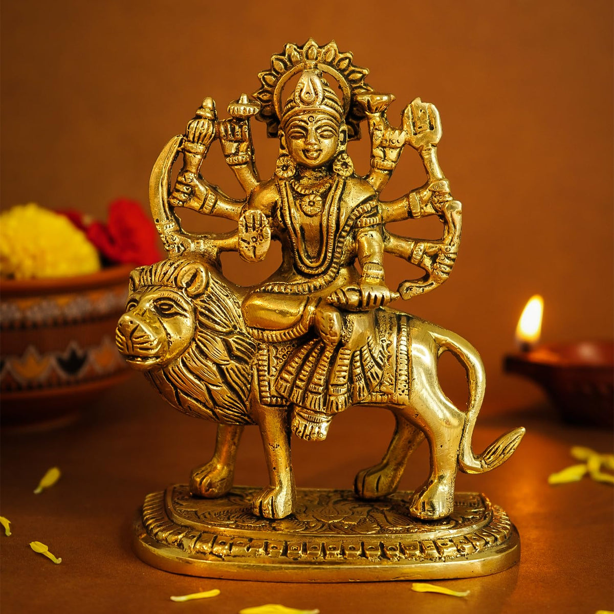 Ekhasa Durga Maa Murti - Traditional religious symbol