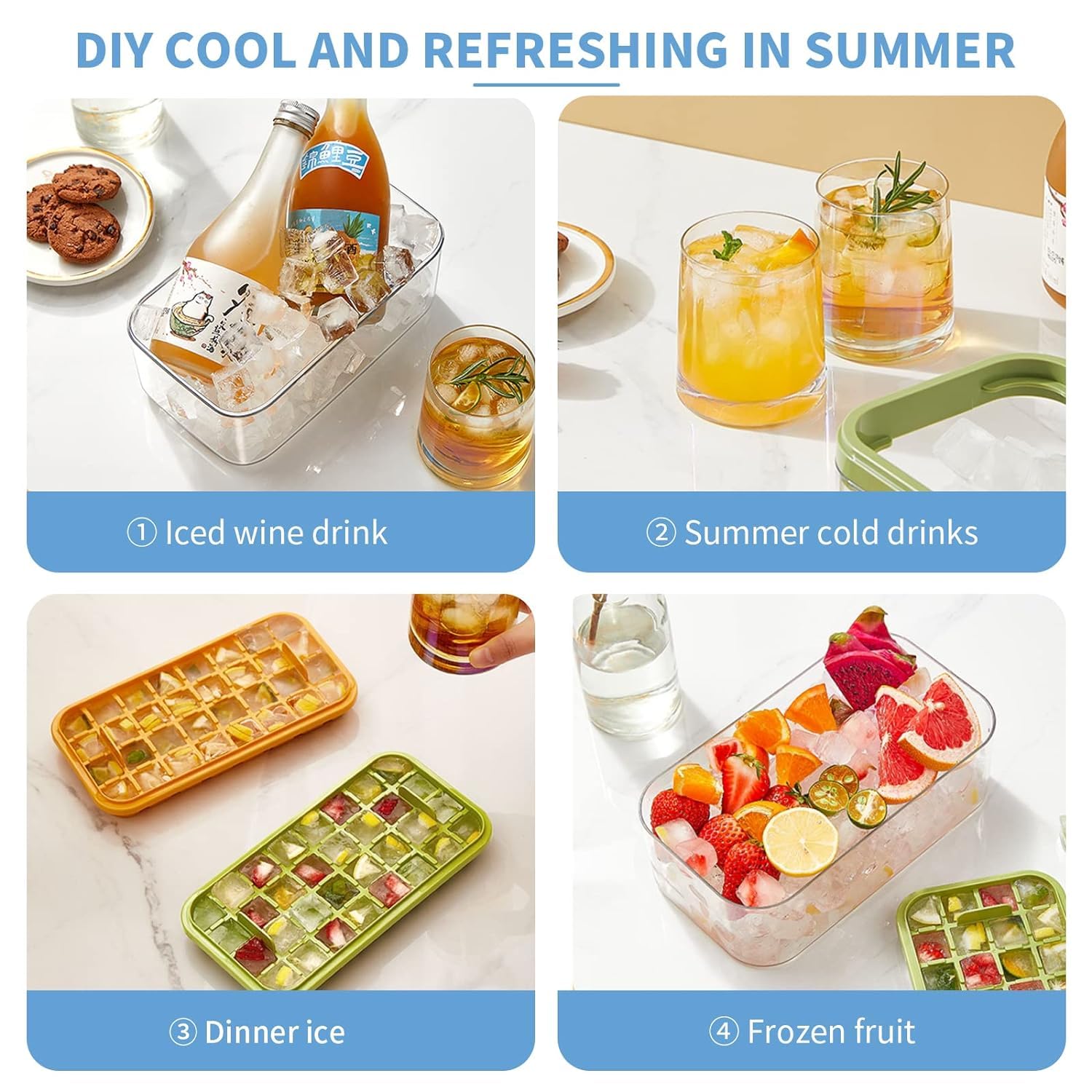 Kuber Industries ice cube molds - Essential for home bars