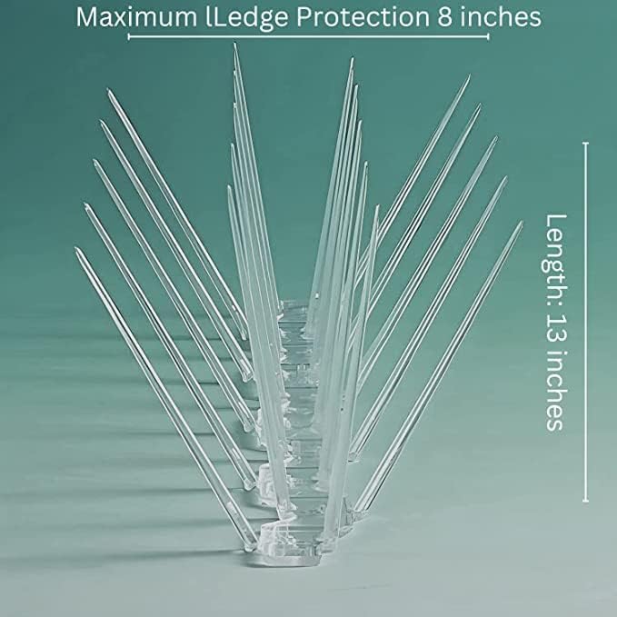 Classic Mosquito Net bird spikes - window application